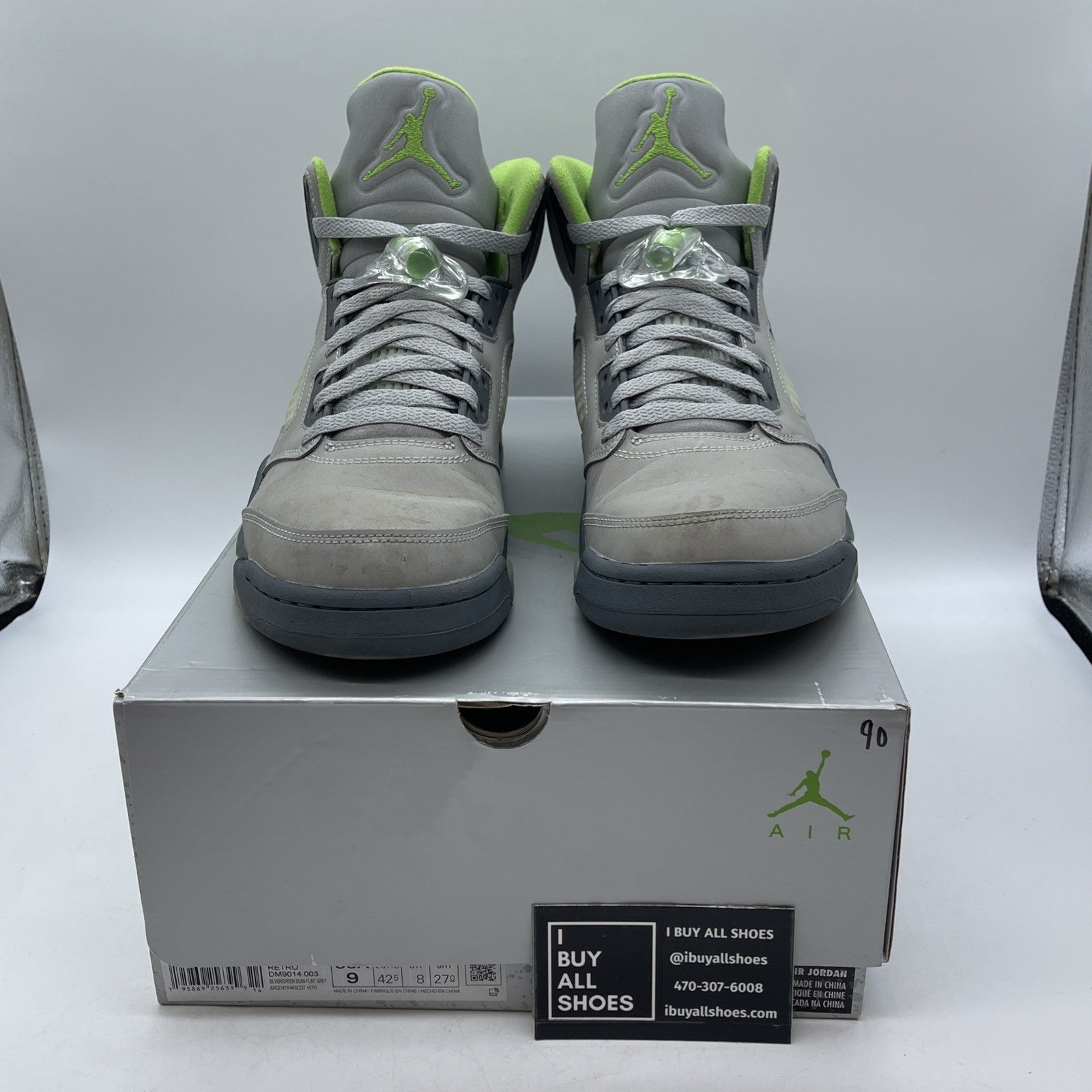 Size 9 - Air Jordan 5 Retro Green Bean (DM9014-003(