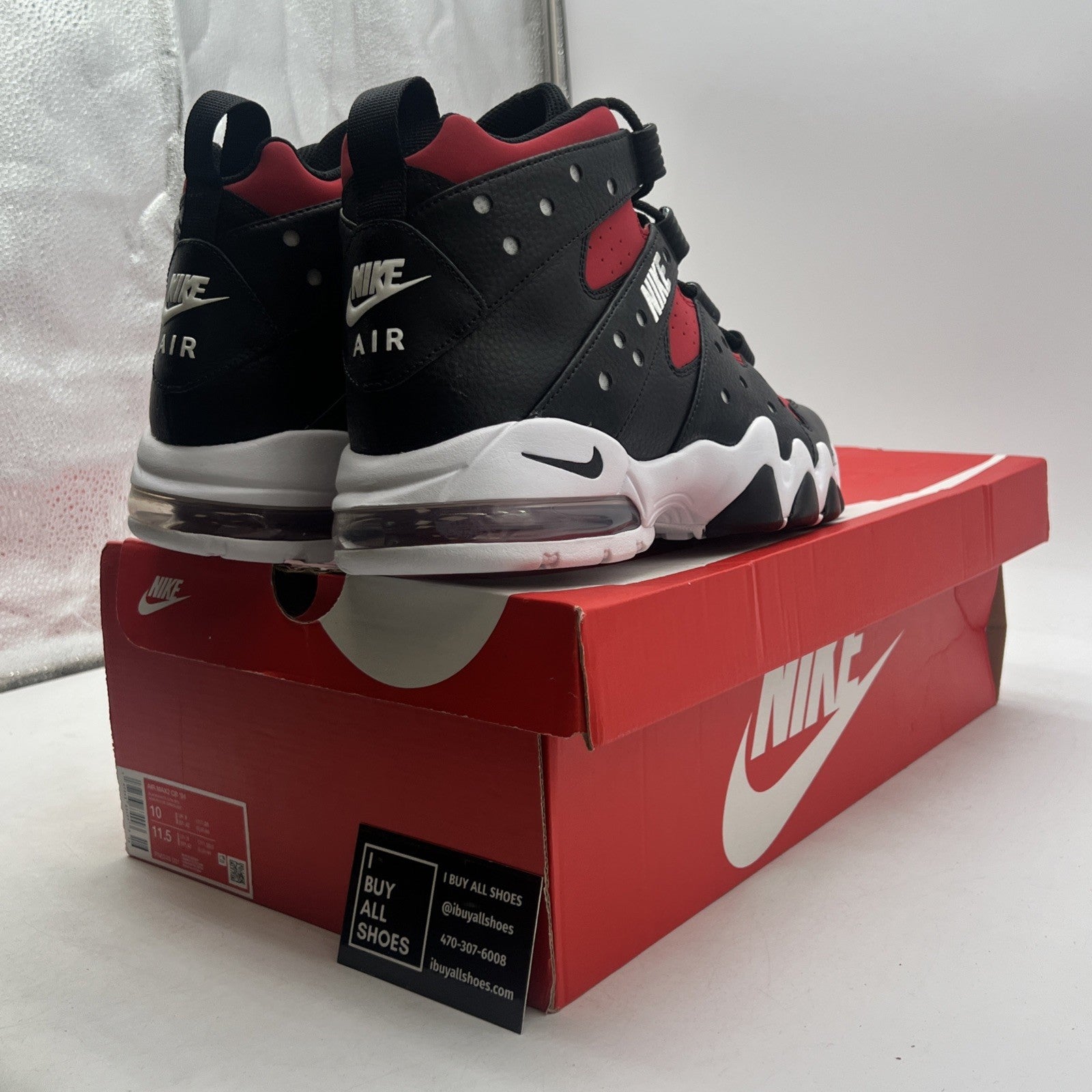 Size 10 - Nike Air Max 2 CB 94 Black Gym Red (FN6248-001)
