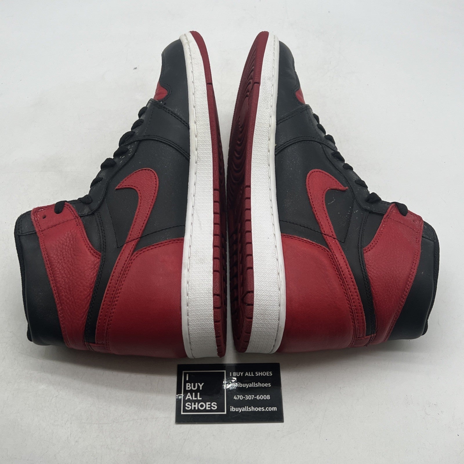 Size 14 - Air Jordan 1 Retro OG High Banned, Bred (555088-001)