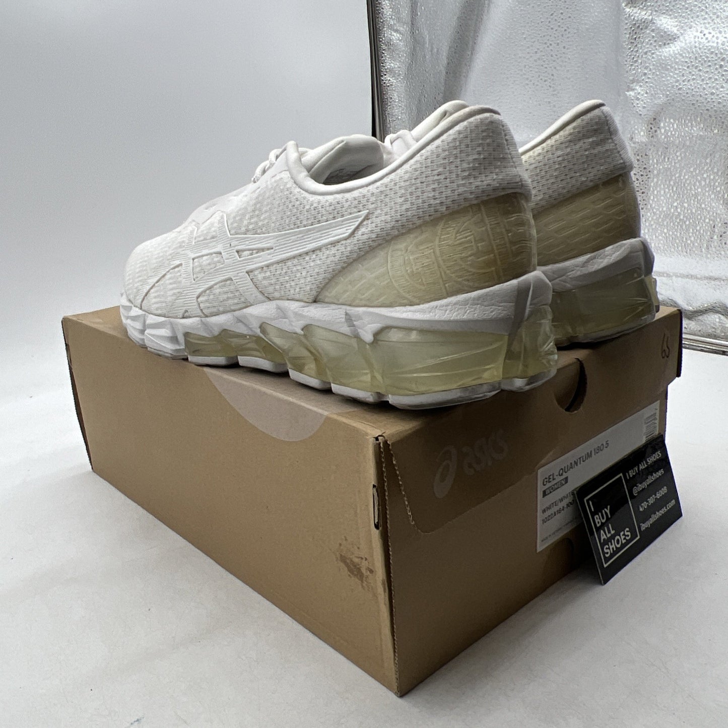 Size 12 - Asics Gel Quantum 180 5 White W (1022A164-100)