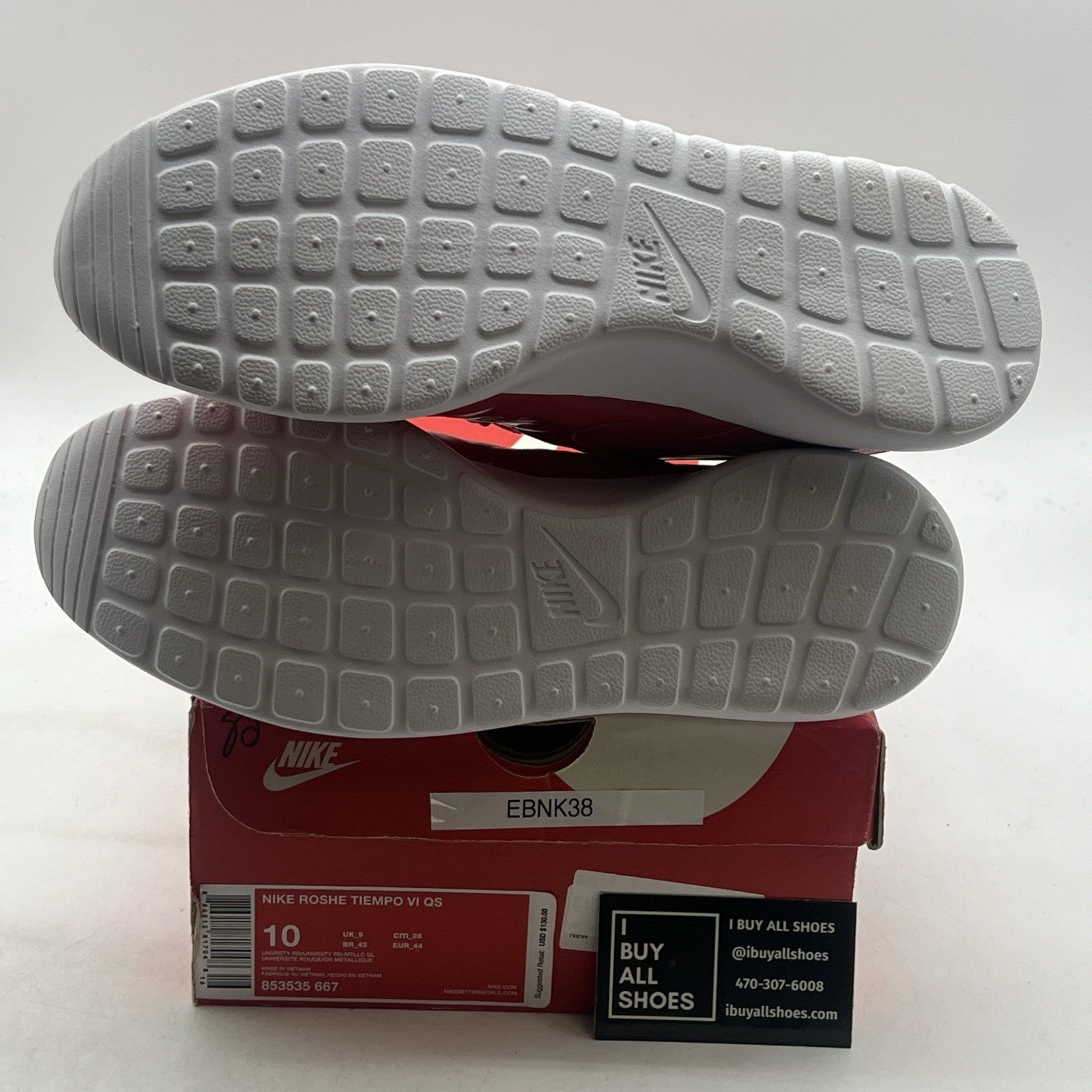 Size 10 - Nike Roshe Tiempo 6 QS Red (853535-667)