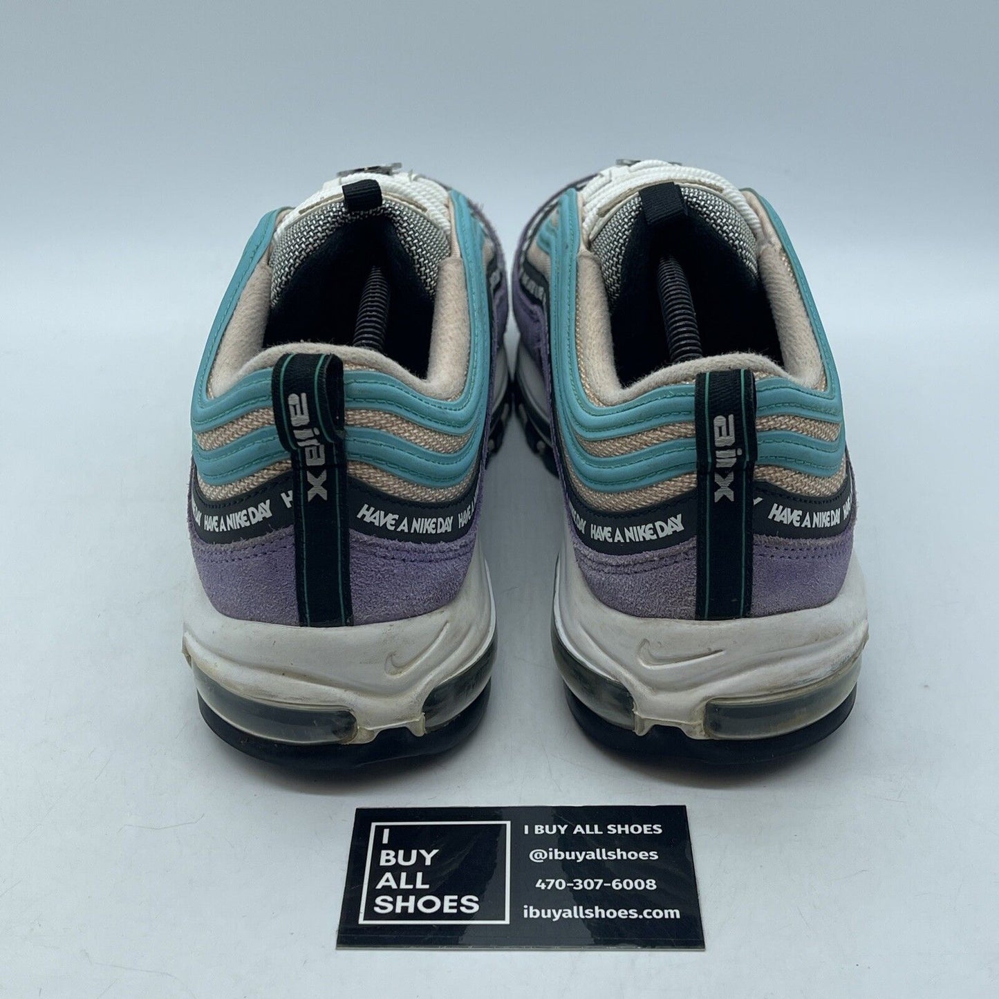 Size 13 - Nike Air Max 97 Have a Nike Day Blue Purple Suede Leather (BQ9130-500)