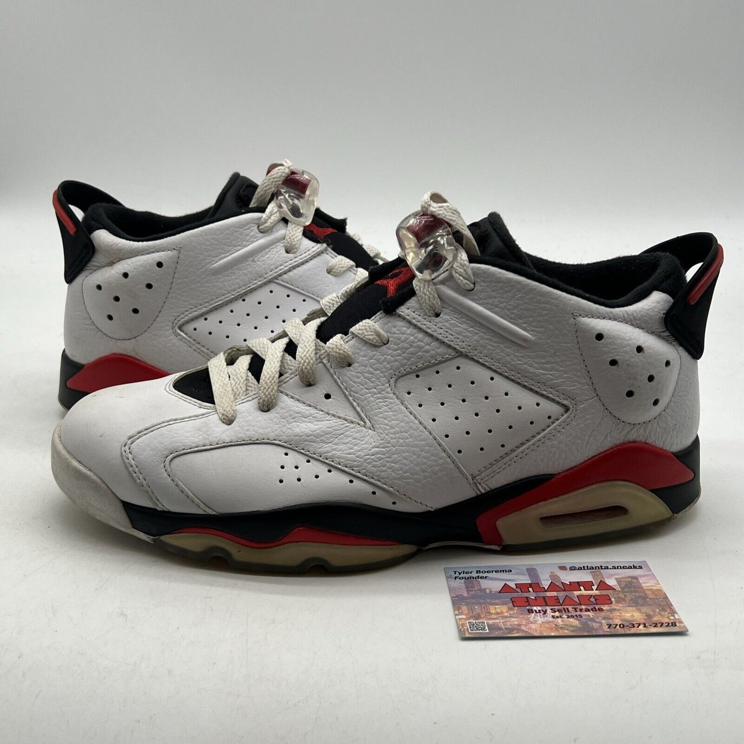 Size 11 - Air Jordan 6 Low White Infrared (304401-123)