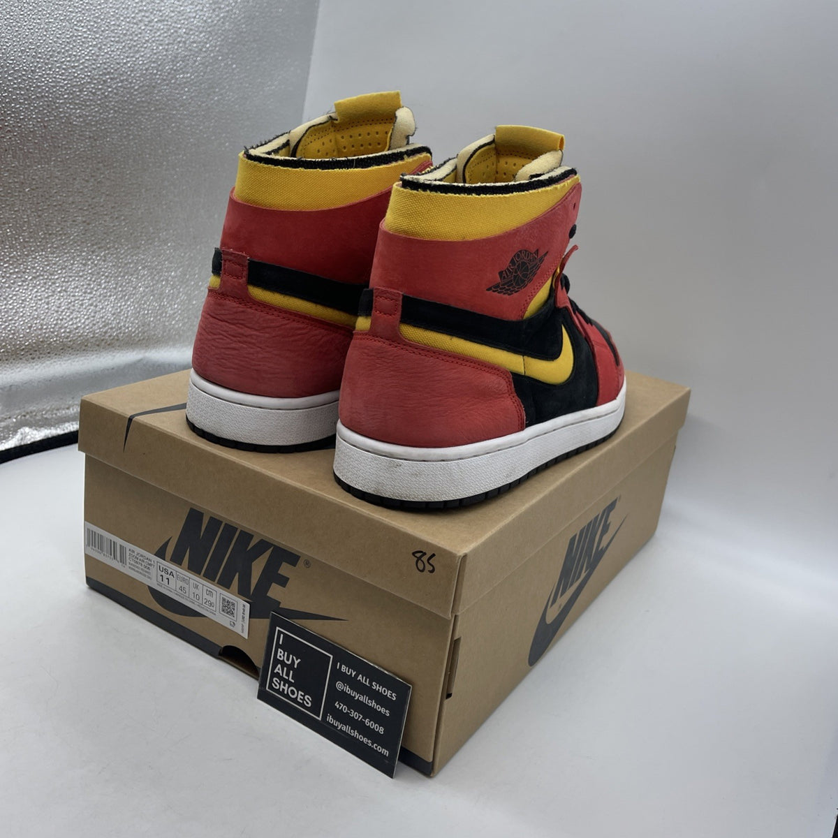 Size 11 - Air Jordan 1 Zoom Comfort High Chile Red (CT0978-006)