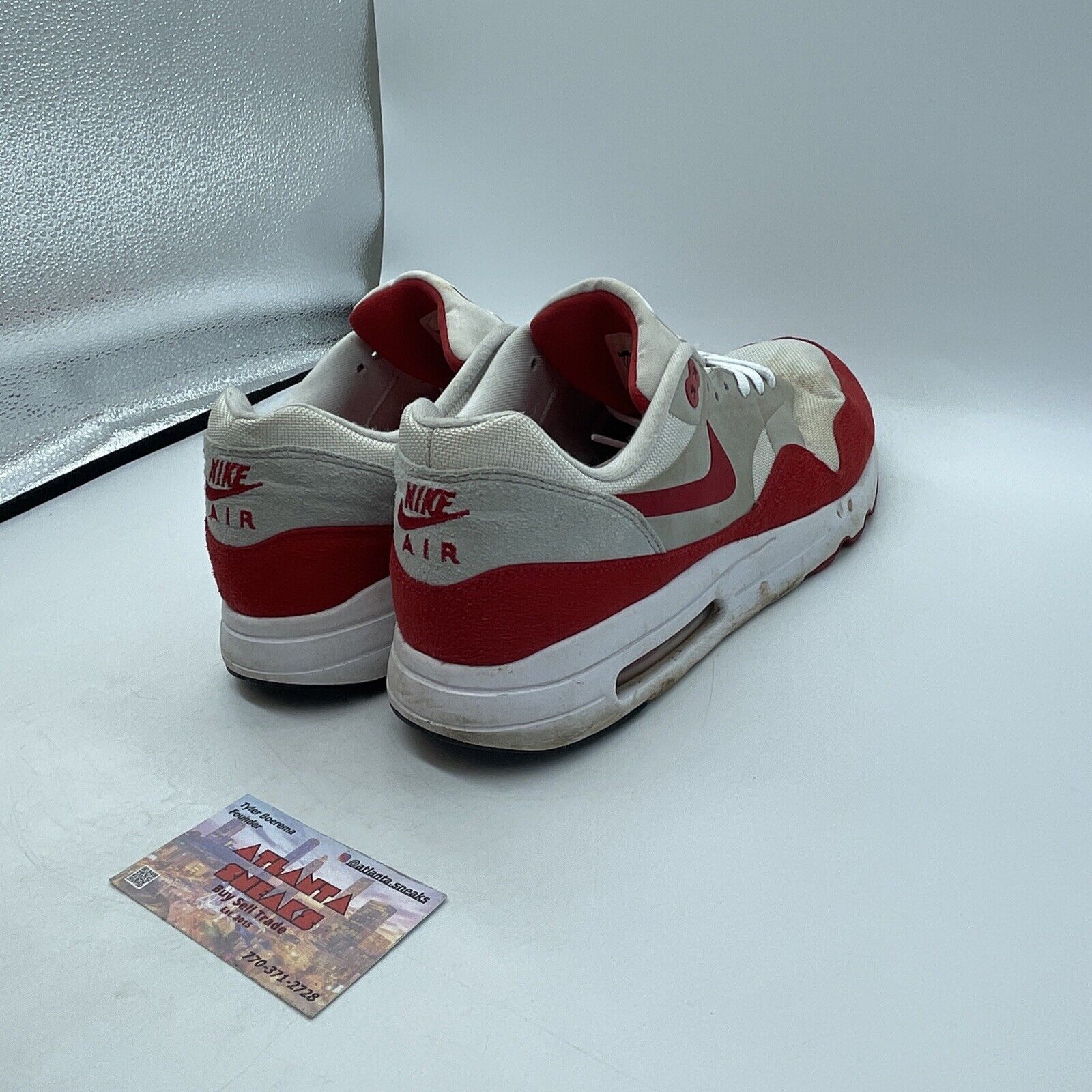 Size 11 - Nike Air Max 1 Ultra 2.0 Air Max Day Red White Grey (908091-100)