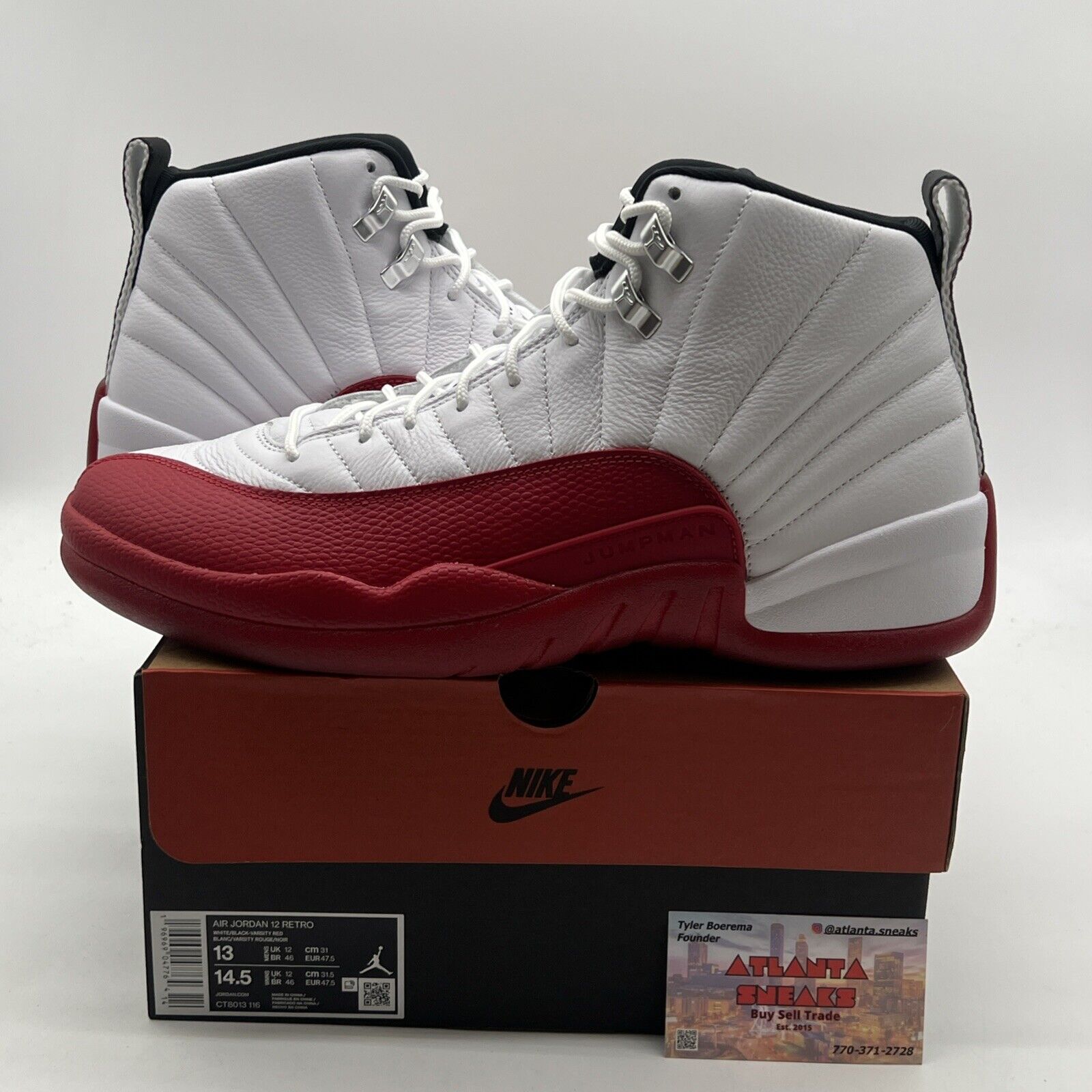 Size 13 - Air Jordan 12 Retro 2023 Mid Cherry (CT8013-116)