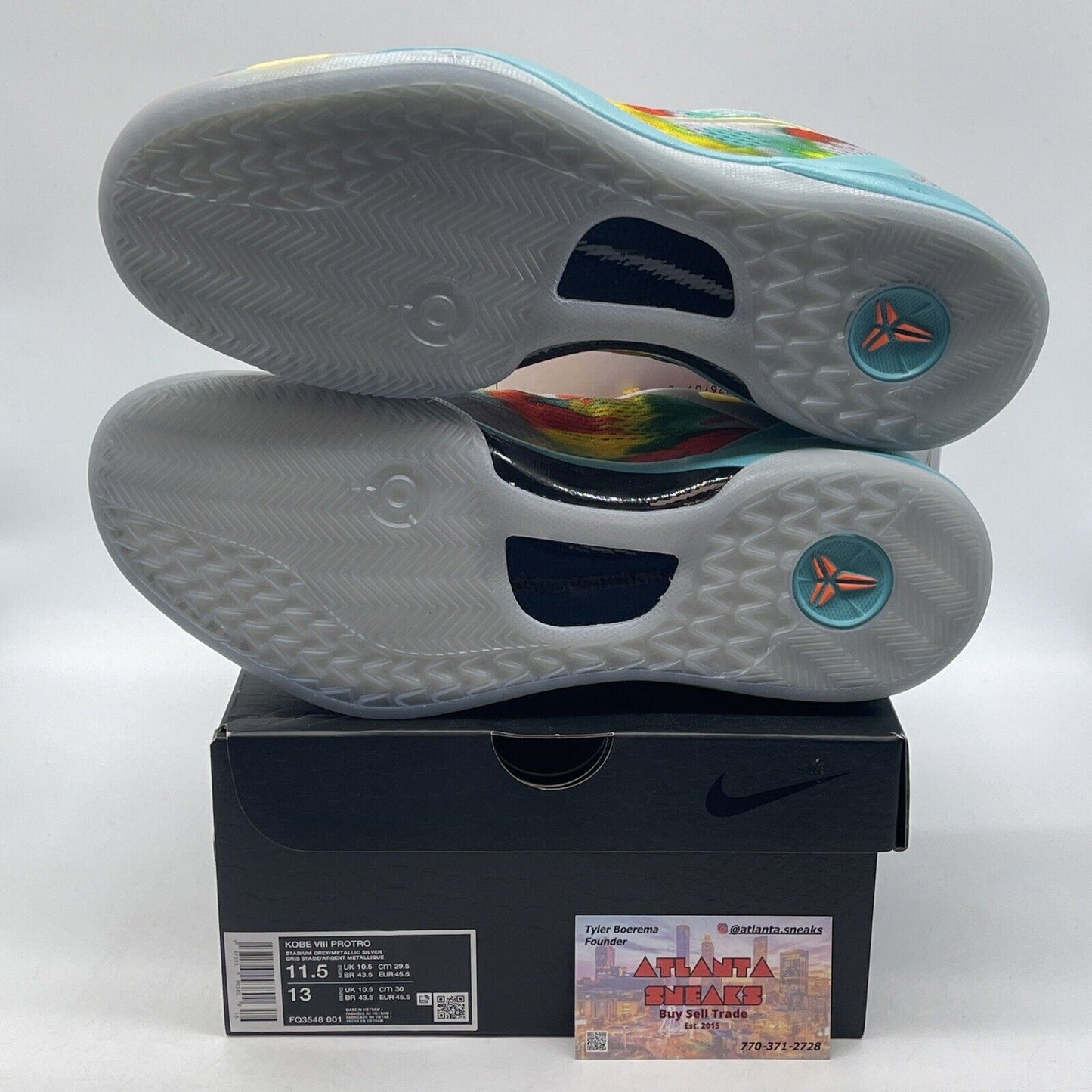 Size 11.5 - Nike Kobe 8 Protro 2024 Venice Beach Orange Blue (FQ3548-001)