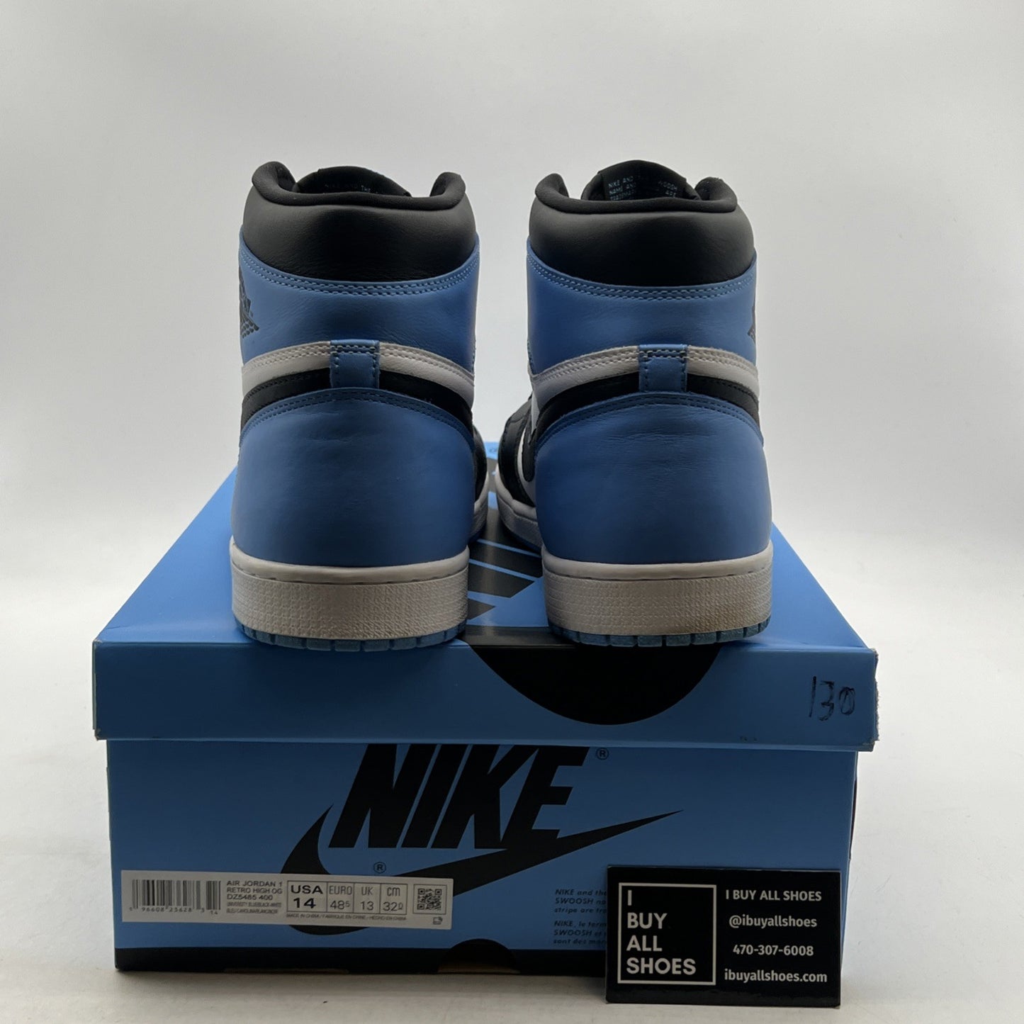 Size 14 - Air Jordan 1 Retro OG High UNC Toe (DZ5485-400)