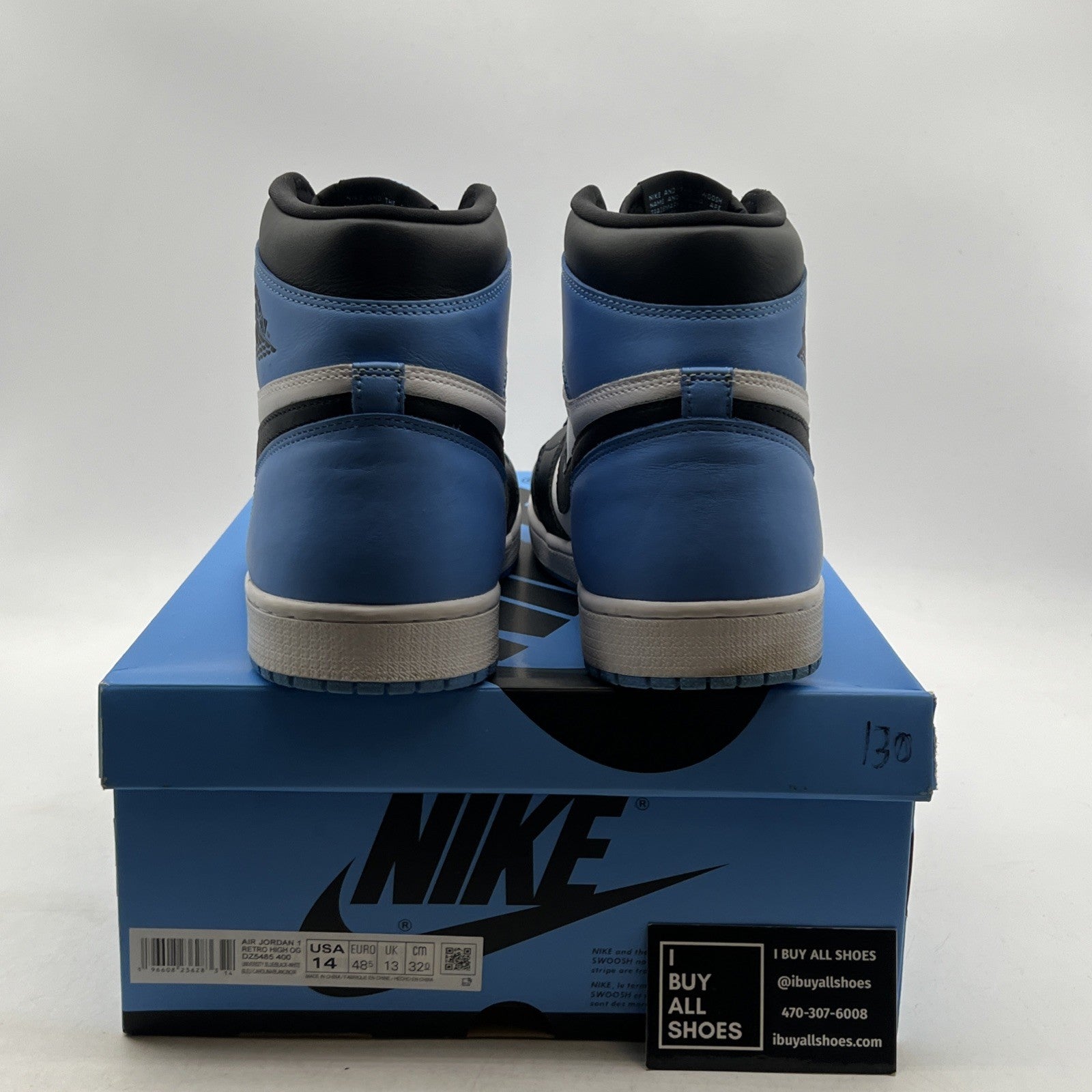 Size 14 - Air Jordan 1 Retro OG High UNC Toe (DZ5485-400)