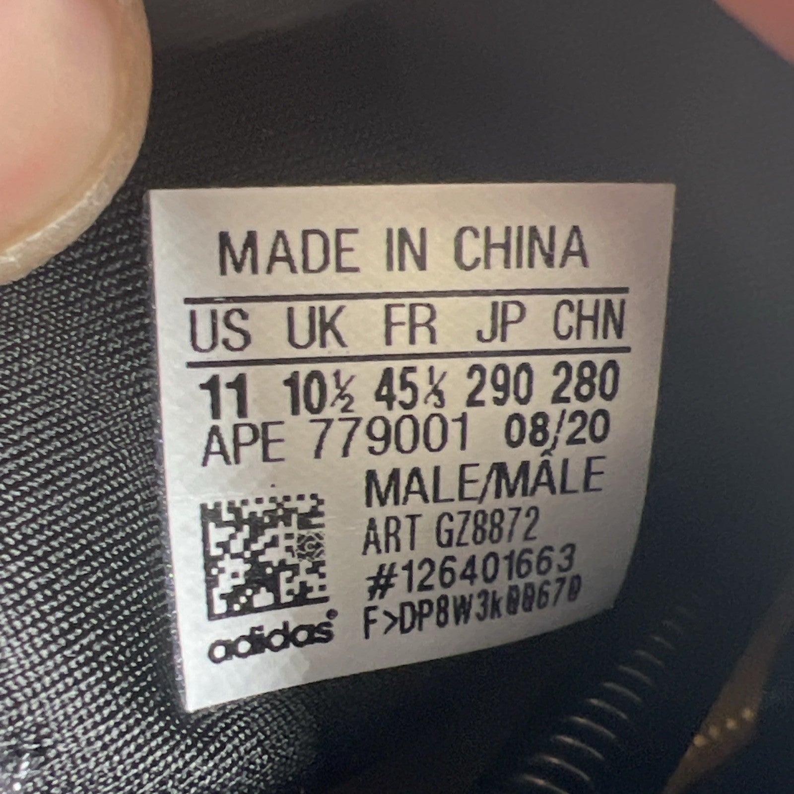 Size 11 - Adidas Yeezy Quantum Frozen Blue (GZ8872)