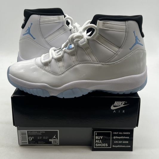 Size 9.5 - Air Jordan 11 Retro 2024 Legend Blue / Columbia (CT8012-104)