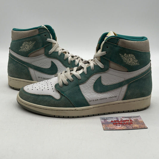 Size 13 - Jordan 1 Retro OG High Turbo Green White Leather (555088-311)