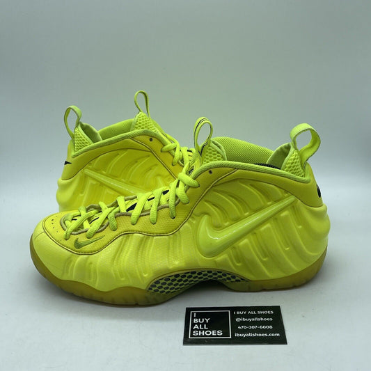 Size 11 - Nike Air Foamposite Pro Volt Neon Yellow Green Black (624041-700)