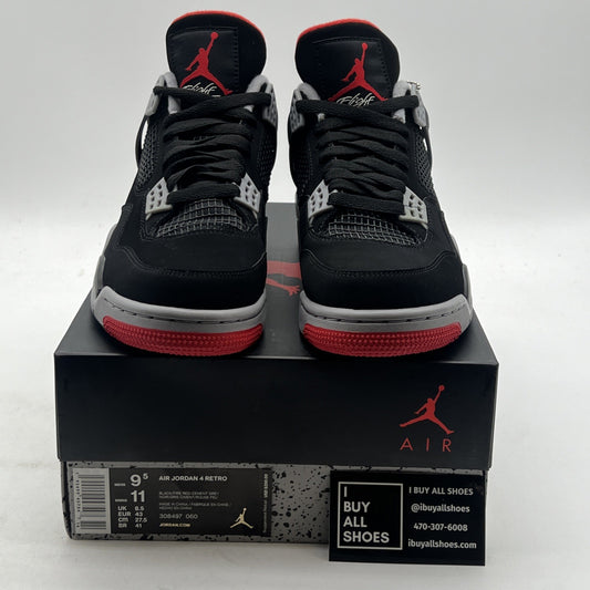 Size 9.5 - Air Jordan 4 Retro OG Mid Bred 2019 (308497-060)