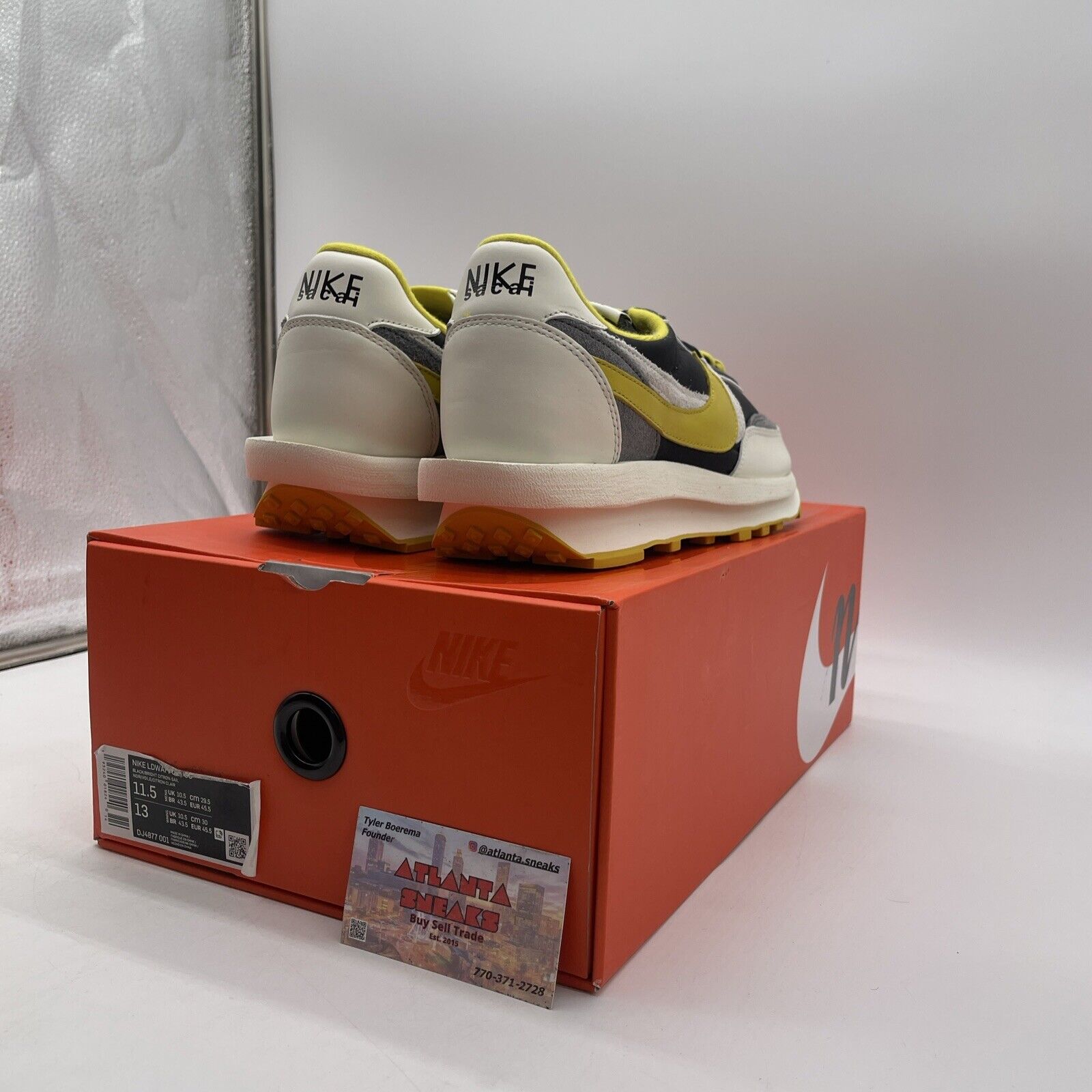 Size 11.5 - Nike sacai x Undercover x LDWaffle Bright Citron (DJ4877-001)