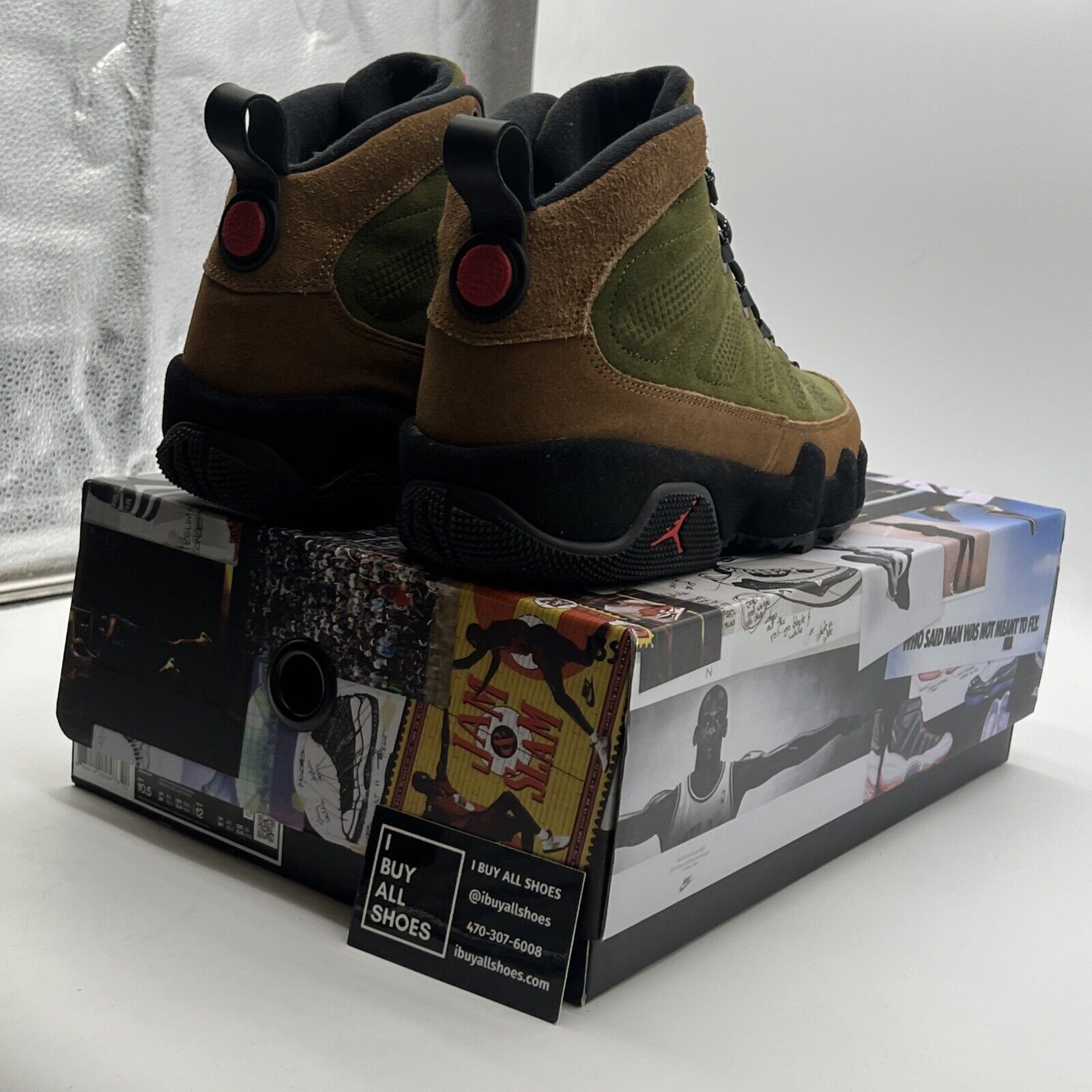 Size 10.5 - Air Jordan 9 Retro NRG Beef And Broccoli 2018 (AR4491-200)