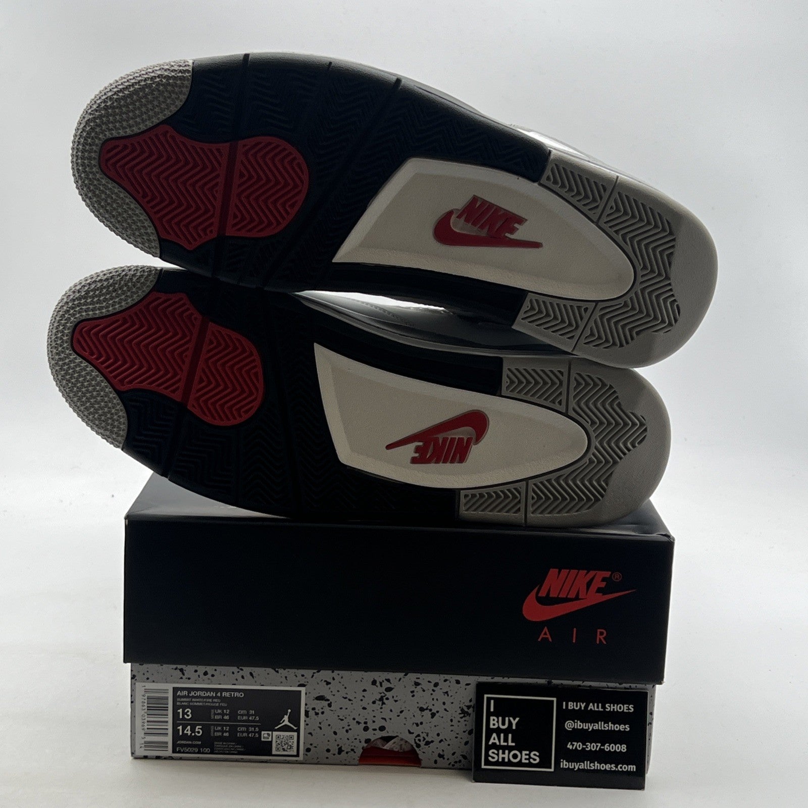 Size 13 - Air Jordan 4 Retro OG 2025 White Cement (FV5029-100)