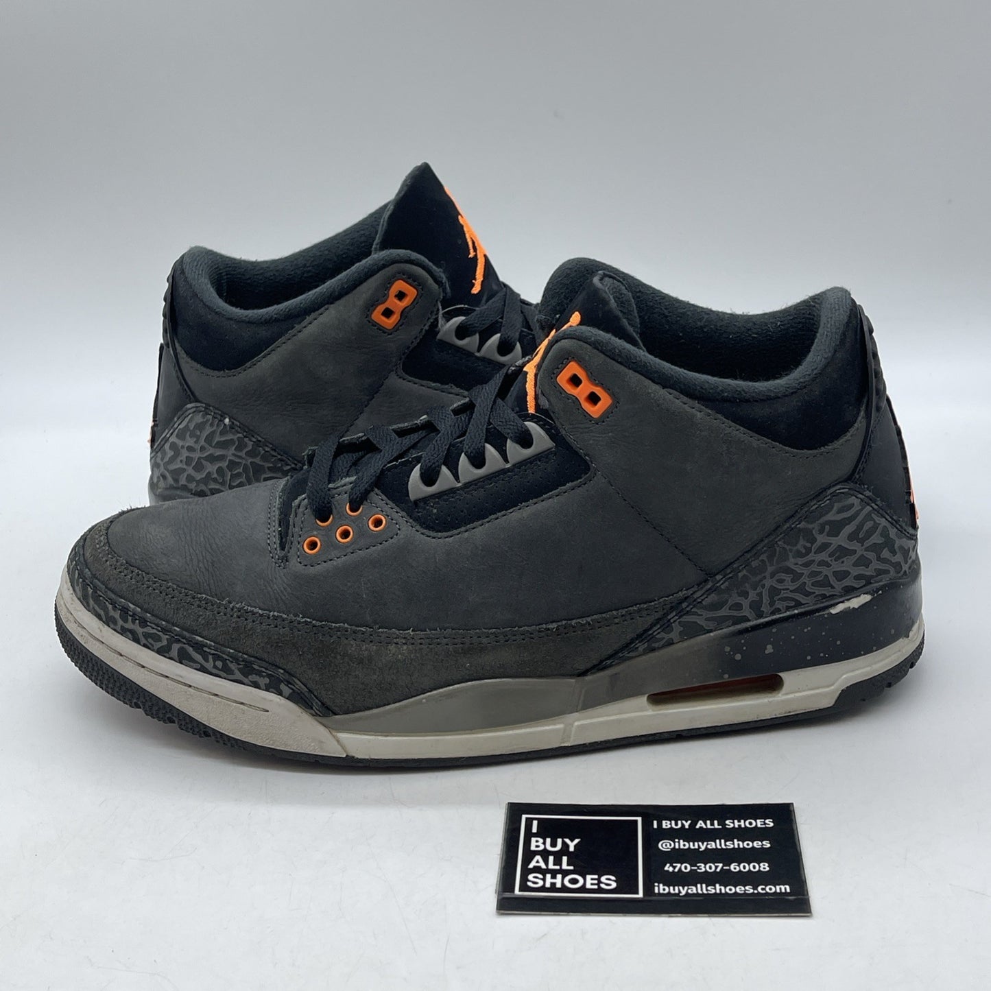 Size 11 - Jordan 3 Retro 2023 Mid Fear Grey Black Suede (CT8532-080)