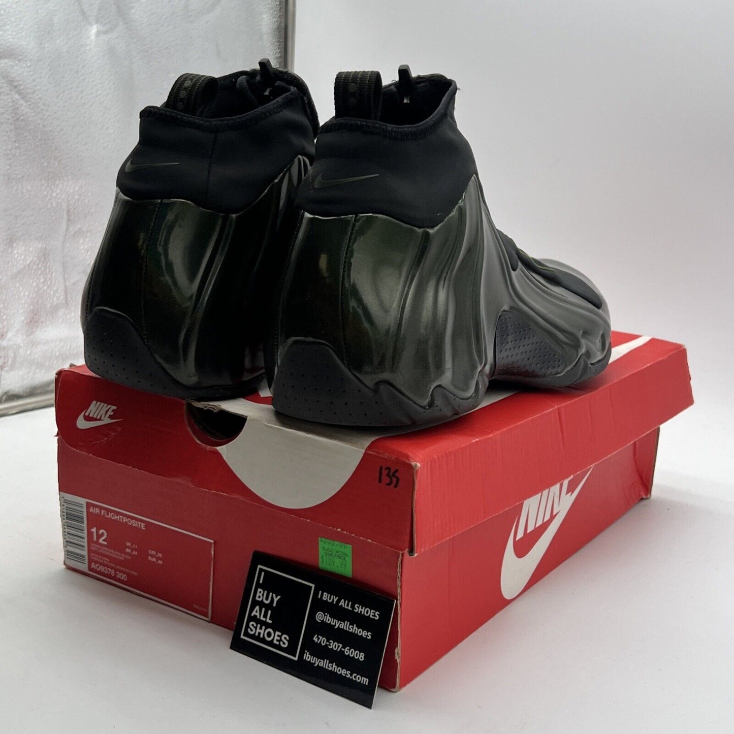 Size 12 - Nike Air Flightposite One Legion Green (AO9378-300)