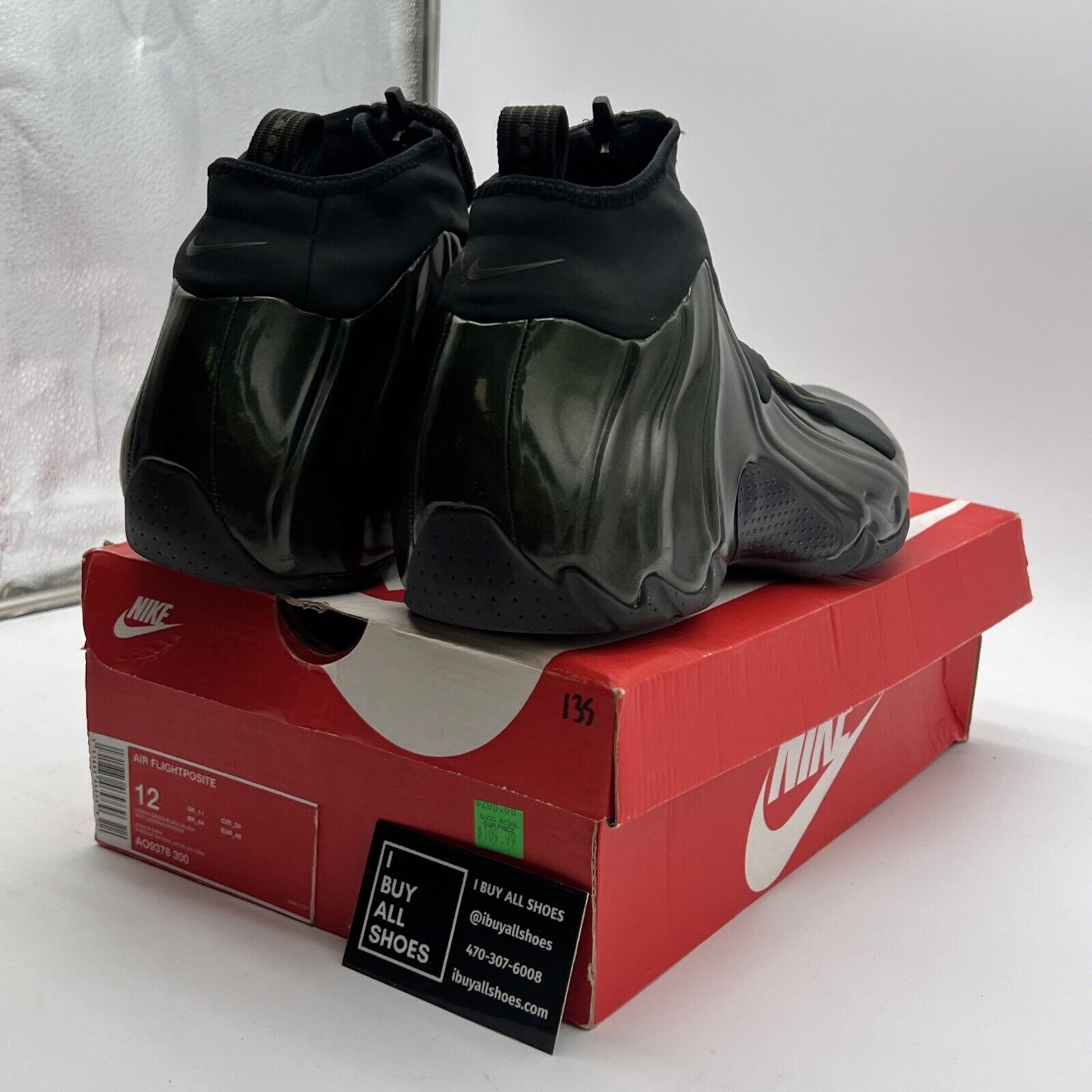 Size 12 - Nike Air Flightposite One Legion Green (AO9378-300)
