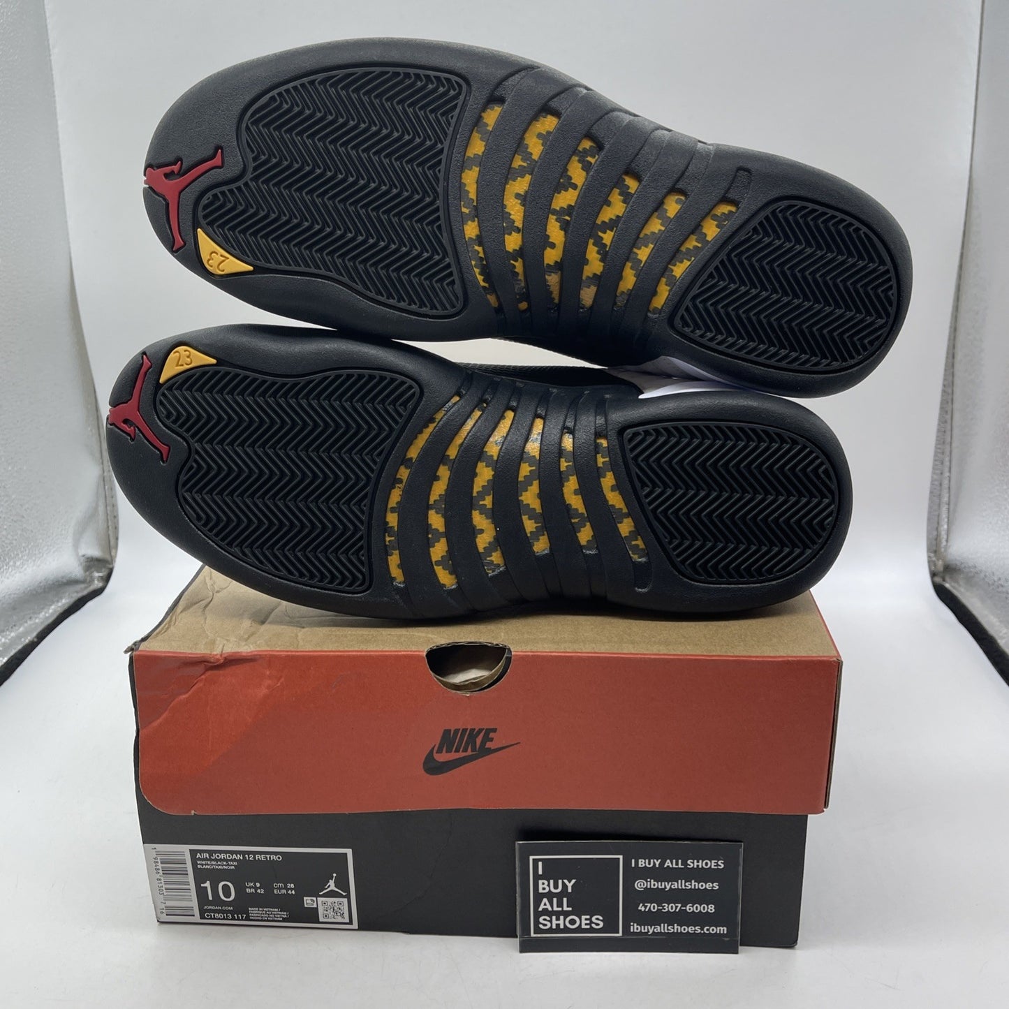 Size 10 - Air Jordan 12 Retro 2025 Taxi (CT8013-117)