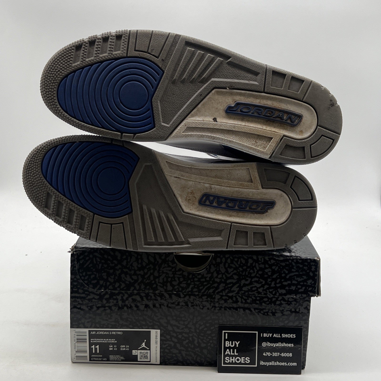 Size 11 - Air Jordan 3 Retro Mid Racer Blue (CT8532-145)