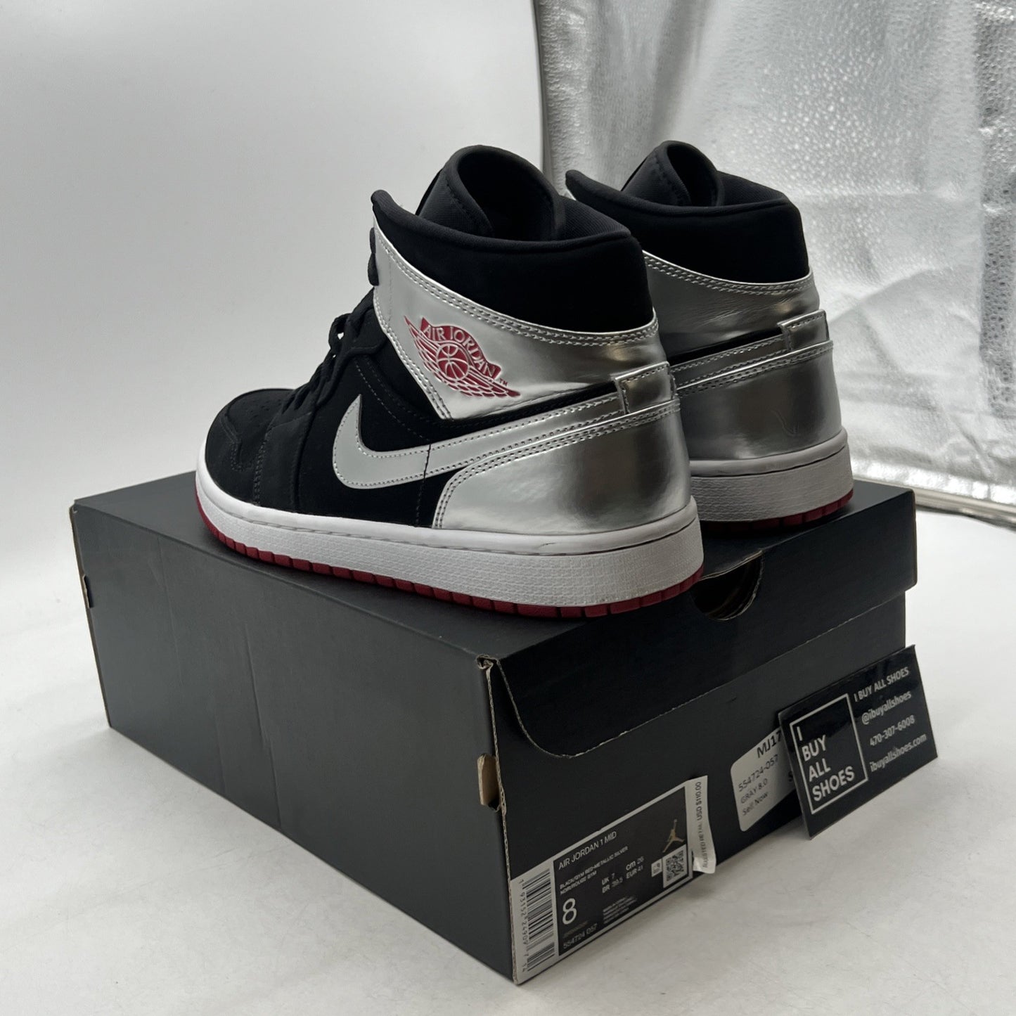 Size 8 - Air Jordan 1 Mid Johnny Kilroy (554724-057)