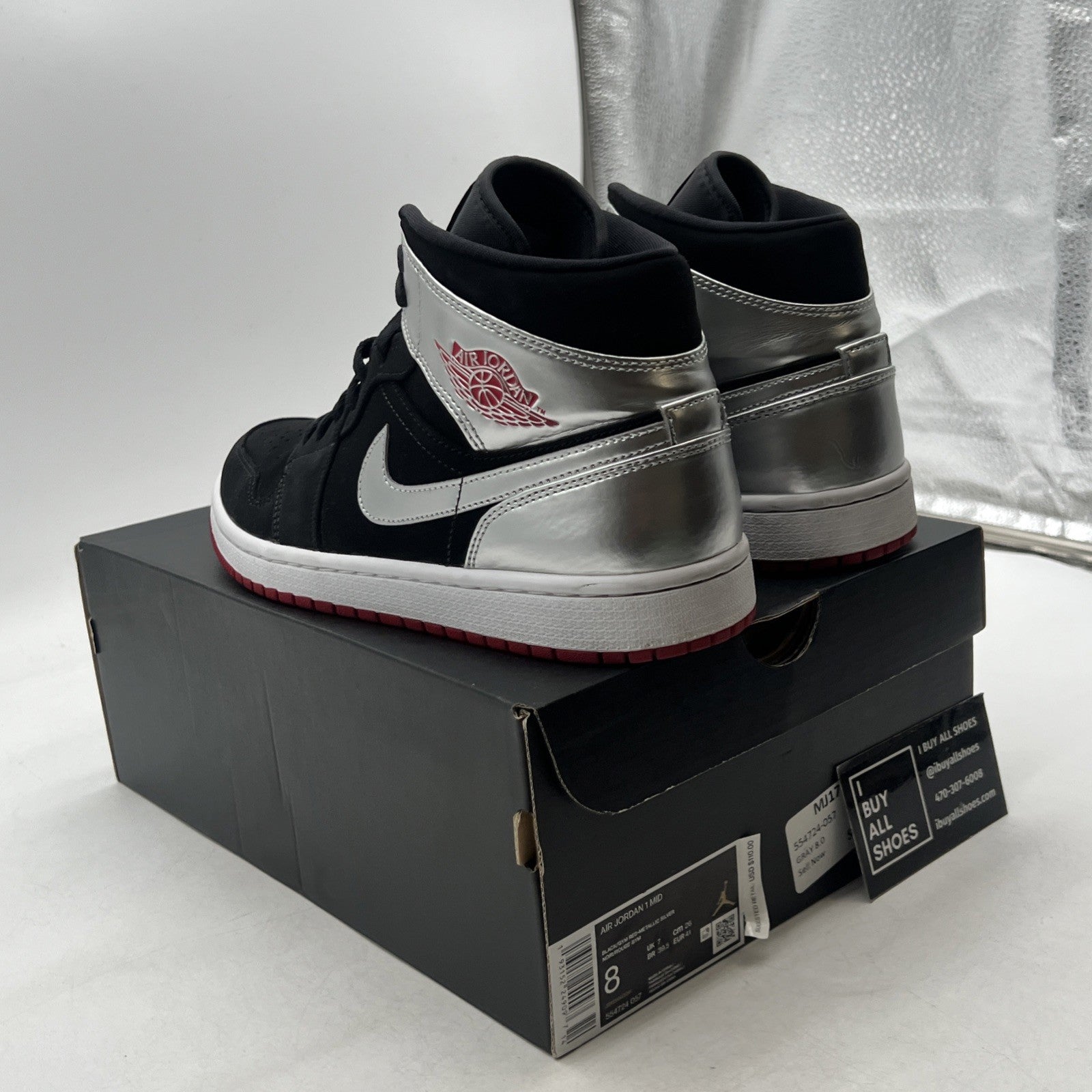 Size 8 - Air Jordan 1 Mid Johnny Kilroy (554724-057)