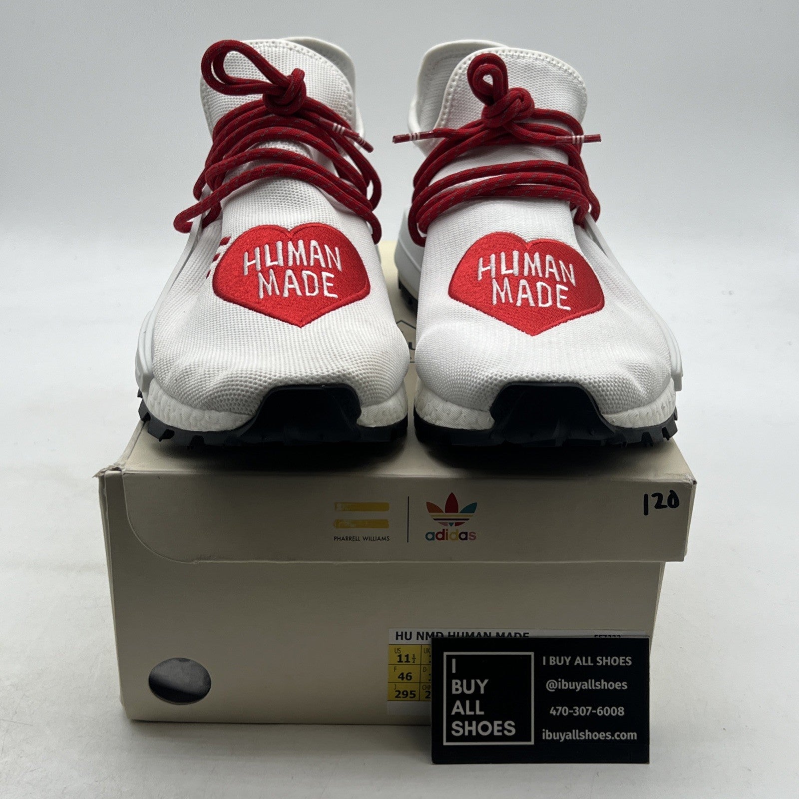 Size 11.5 - adidas HUMAN MADE x Pharrell x NMD Hu Love (EF7223)