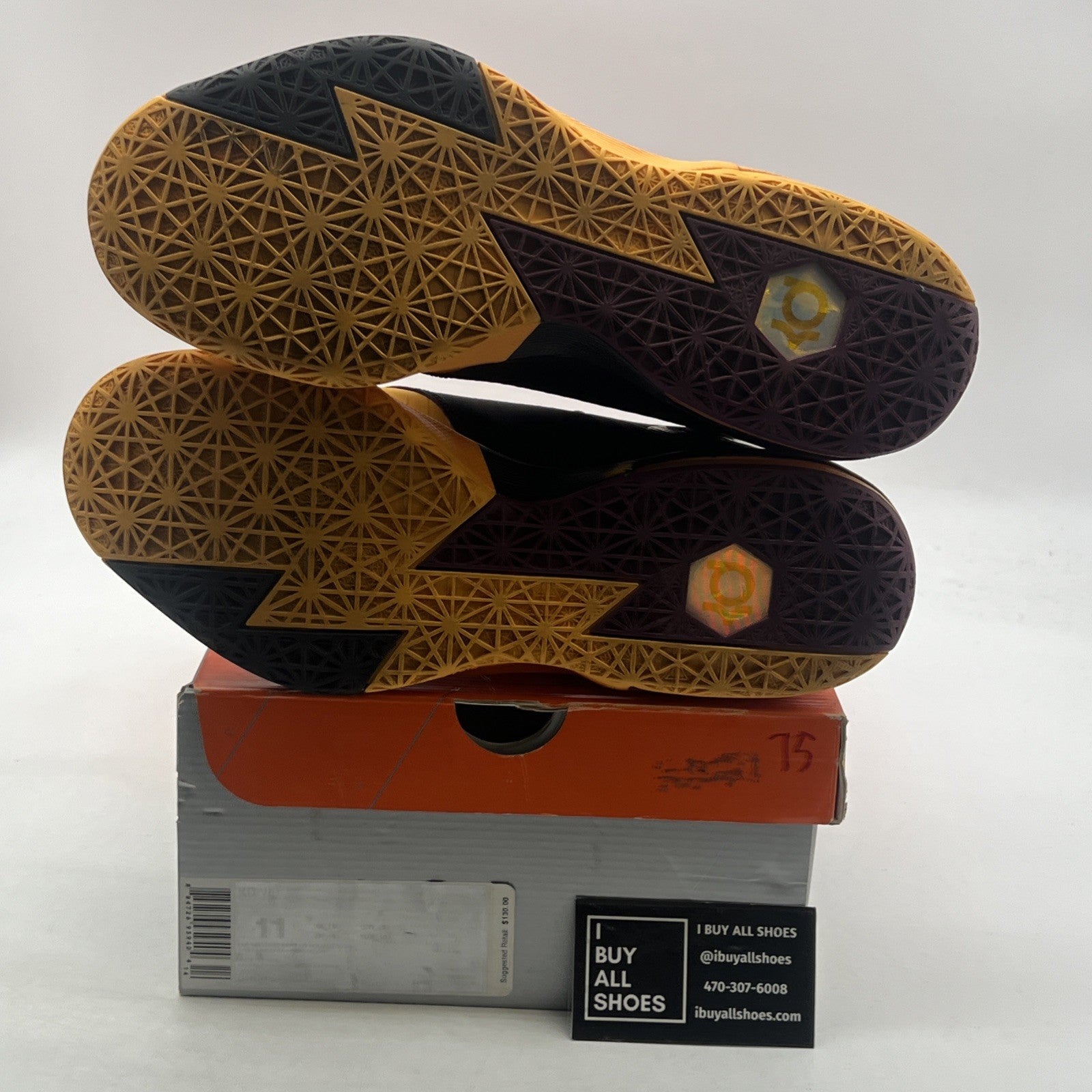 Size 11 - Nike KD 6 2013 Peanut Butter & Jelly (599424-801)