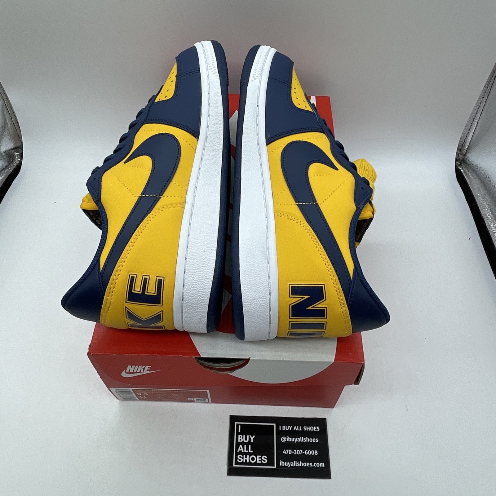 Size 9.5 - Nike Terminator Low "University Gold and Navy" (FJ4206-700)