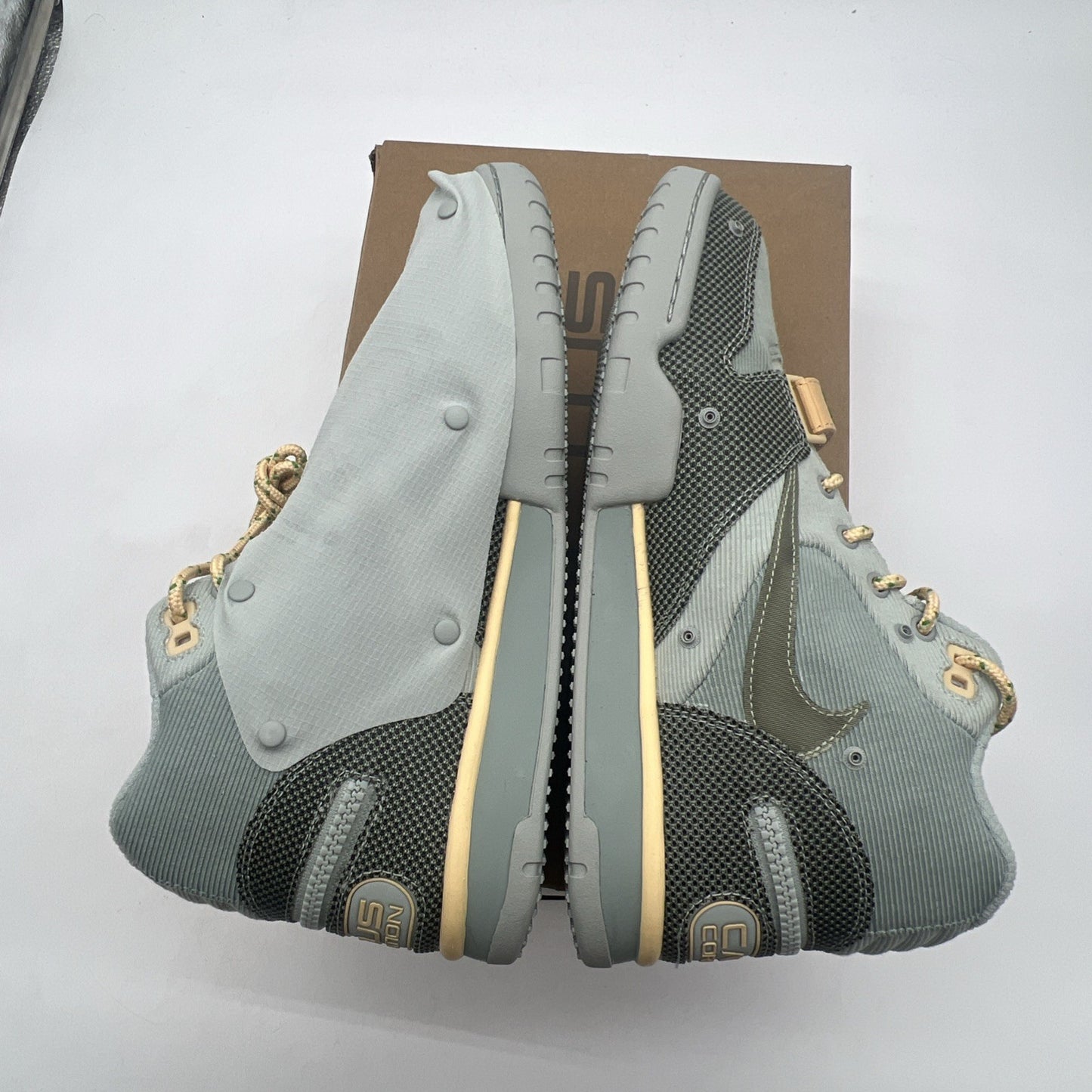 Size 9.5 - Nike Travis Scott x Air Trainer 1 SP Gray (DR7515-001)