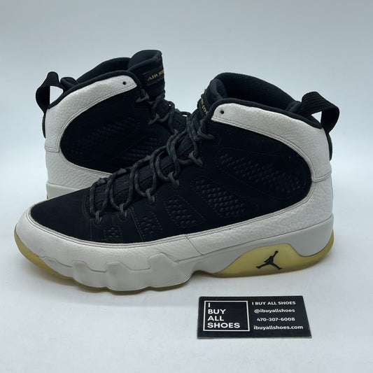 Size 11 - Air Jordan 9 Retro City of Flight Black White Suede (302370-021)