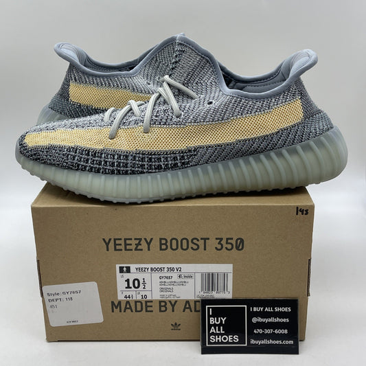 Size 10.5 - adidas Yeezy Boost 350 V2 Ash Blue Brown Suede (GY7657)