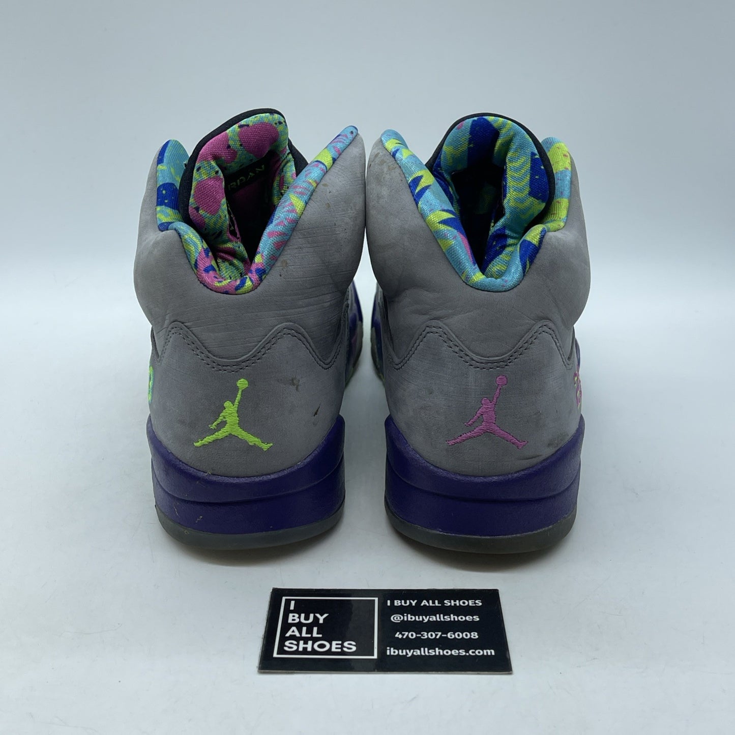 Size 9 - Air Jordan 5 Retro Bel Air Grey Purple Suede (621958-090)