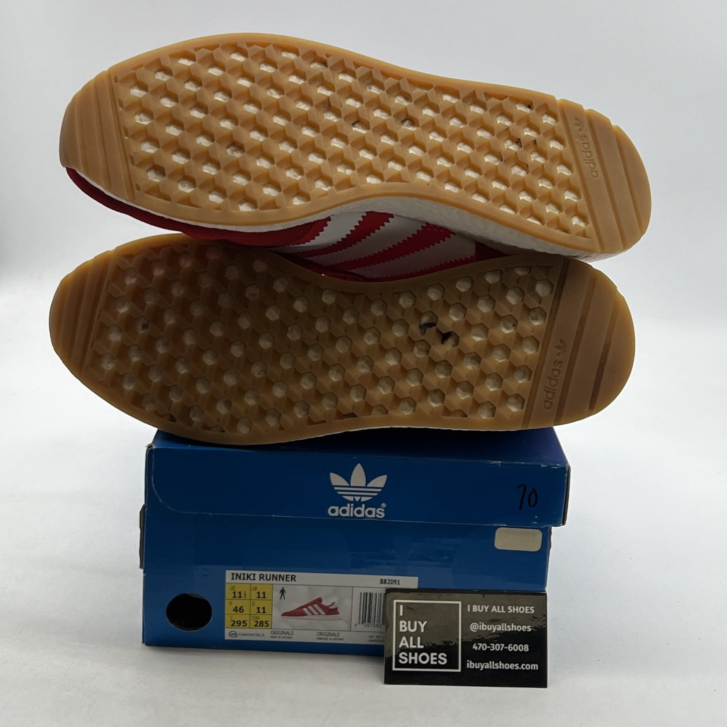 Size 11.5 - Adidas Iniki Runner Red (BB2091)
