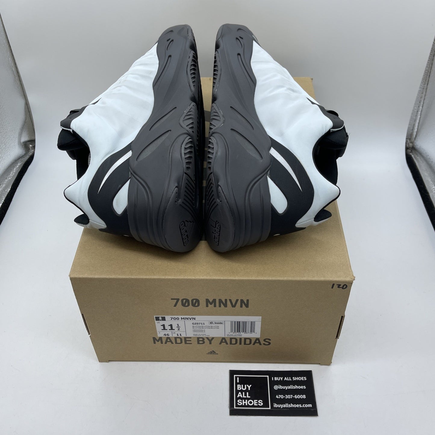 Size 10.5 - adidas Yeezy Boost 700 MNVN Blue Tint Black (GZ0711)