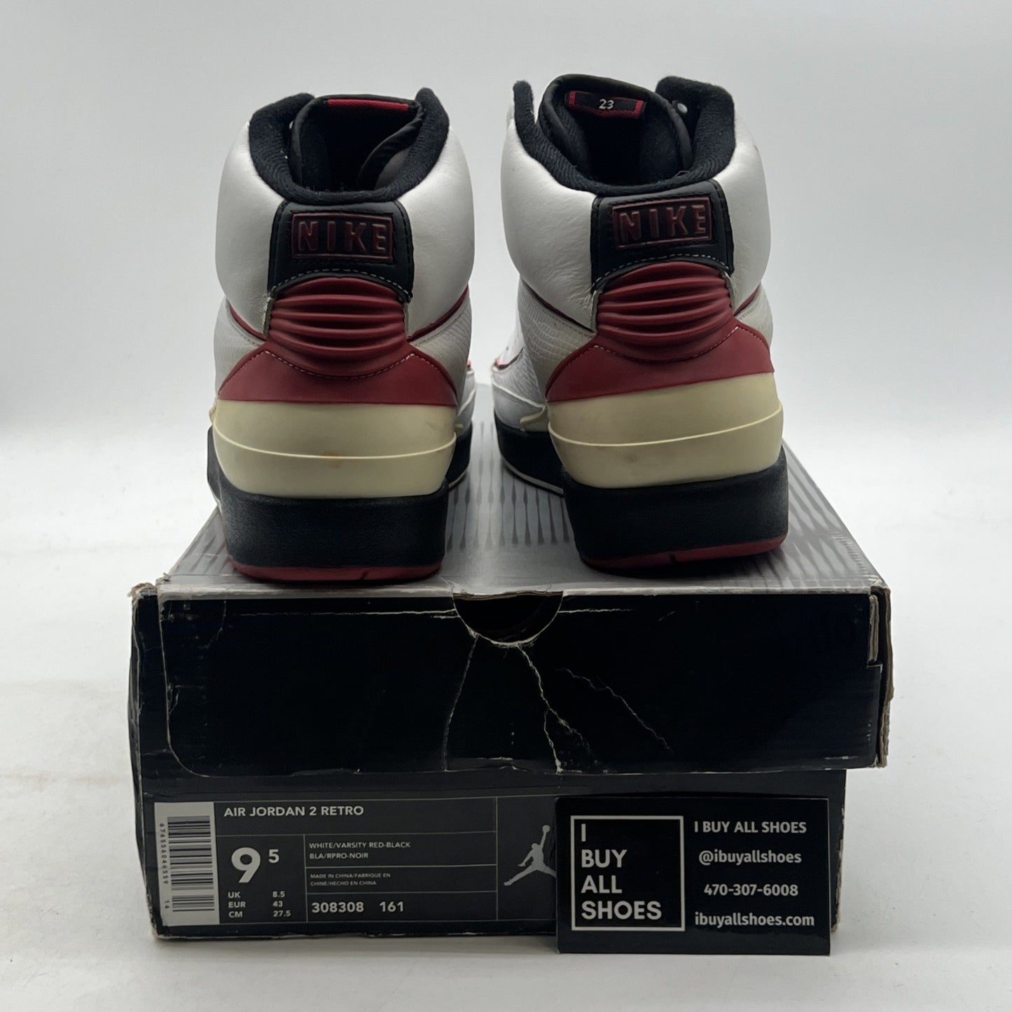 Size 9.5 - Air Jordan 2 Retro 2004 (308308-161)