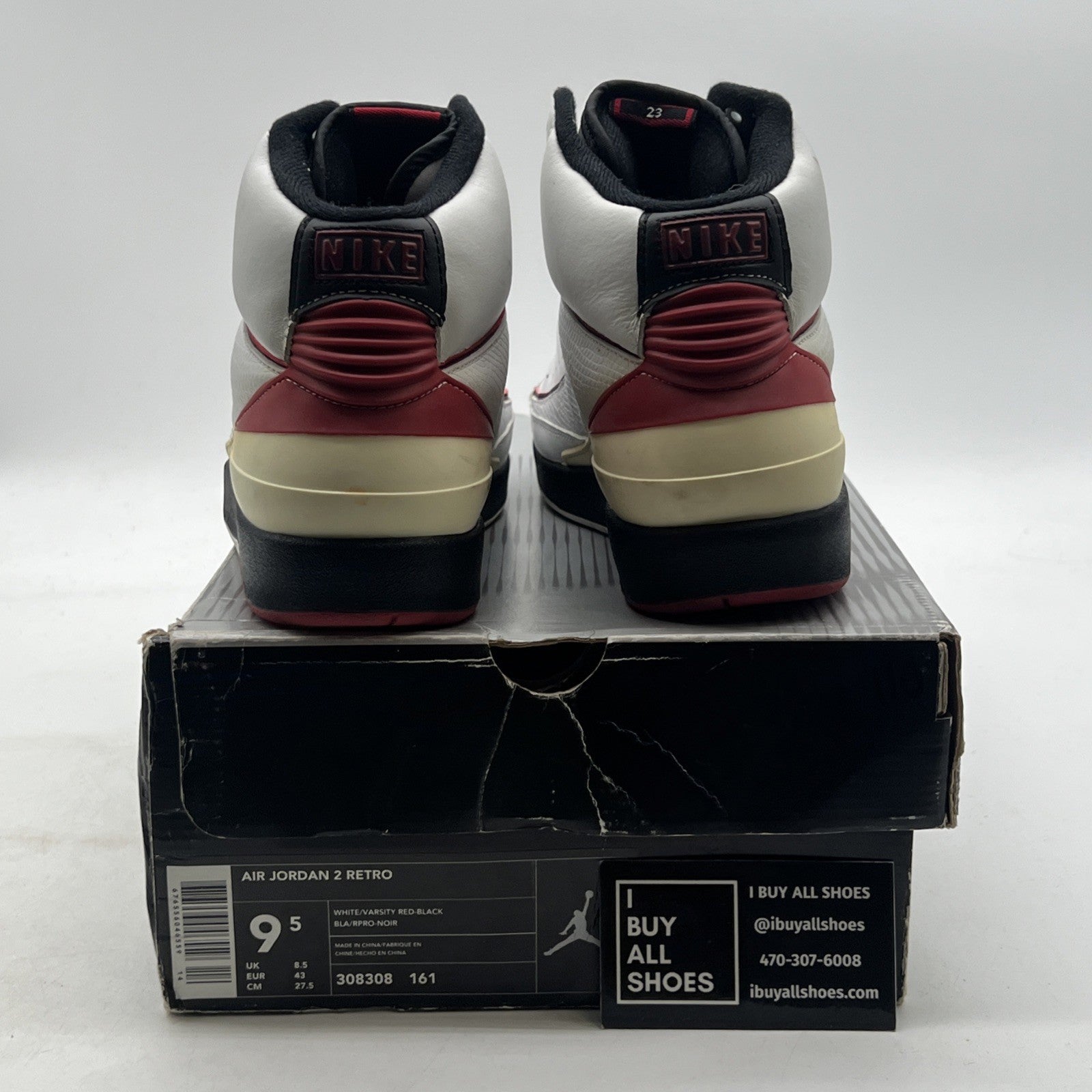 Size 9.5 - Air Jordan 2 Retro 2004 (308308-161)