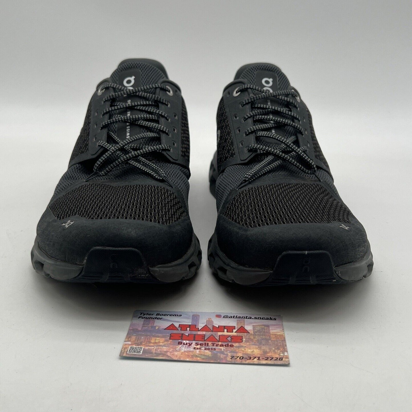 Size 11.5 - On Cloud Helion Speedboard Cloudtec Running Shoes Black Gray