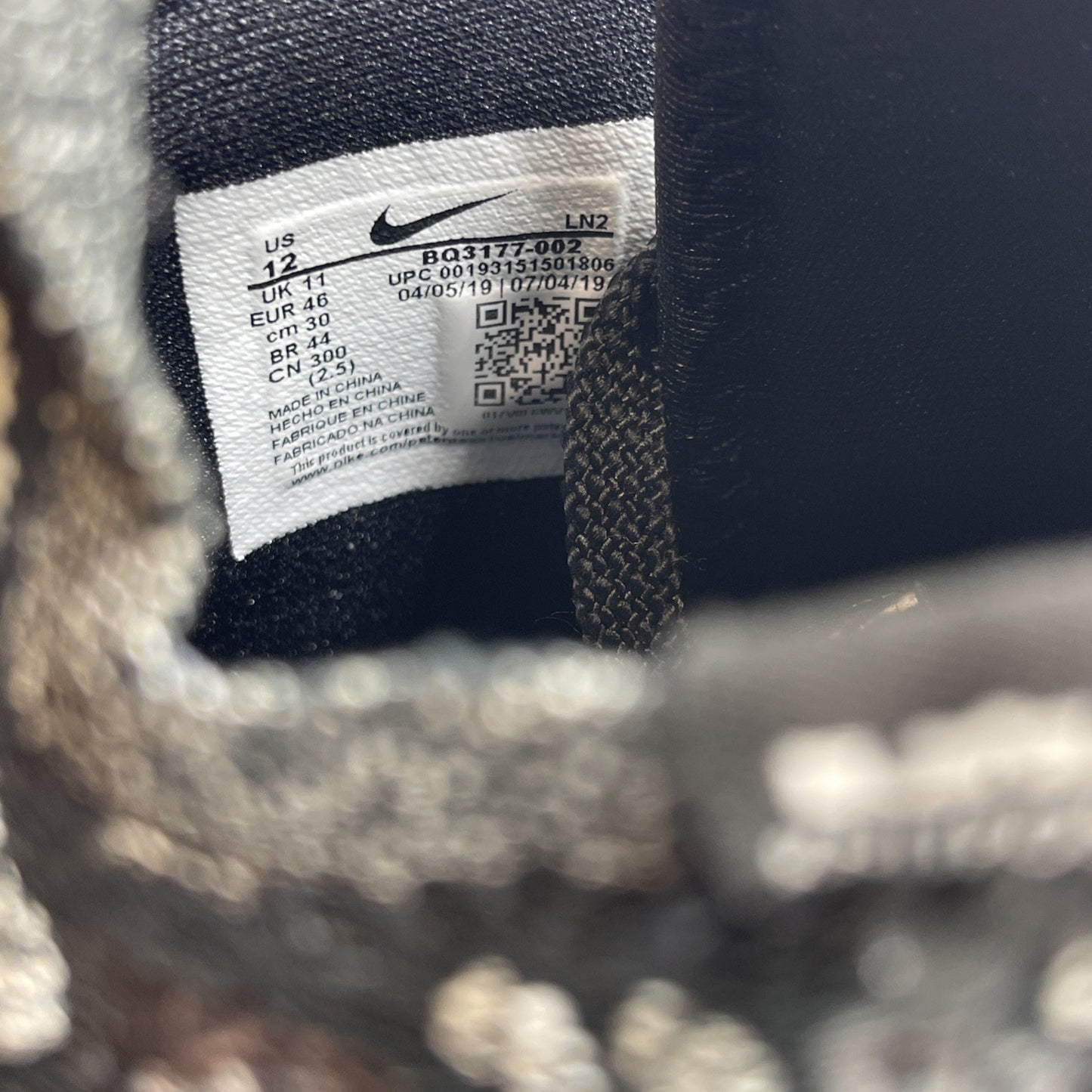 Size 12 - Nike LeBron 17 In The Arena Black White Suede (BQ3177-002)