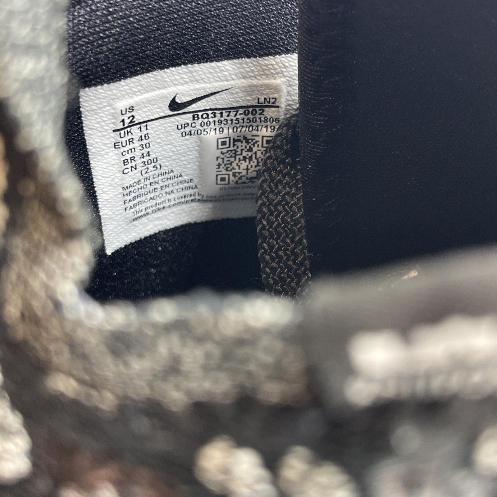 Size 12 - Nike LeBron 17 In The Arena Black White Suede (BQ3177-002)