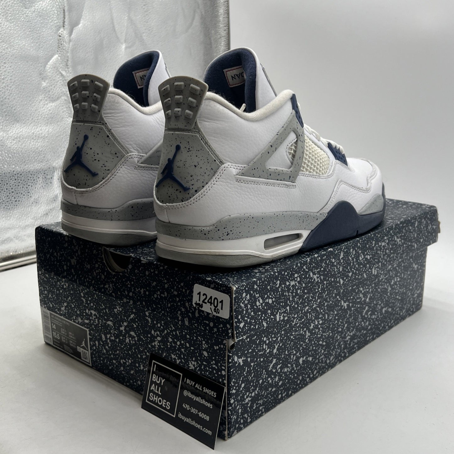 Size 14 - Air Jordan 4 Retro Mid Midnight Navy (DH6927-140)