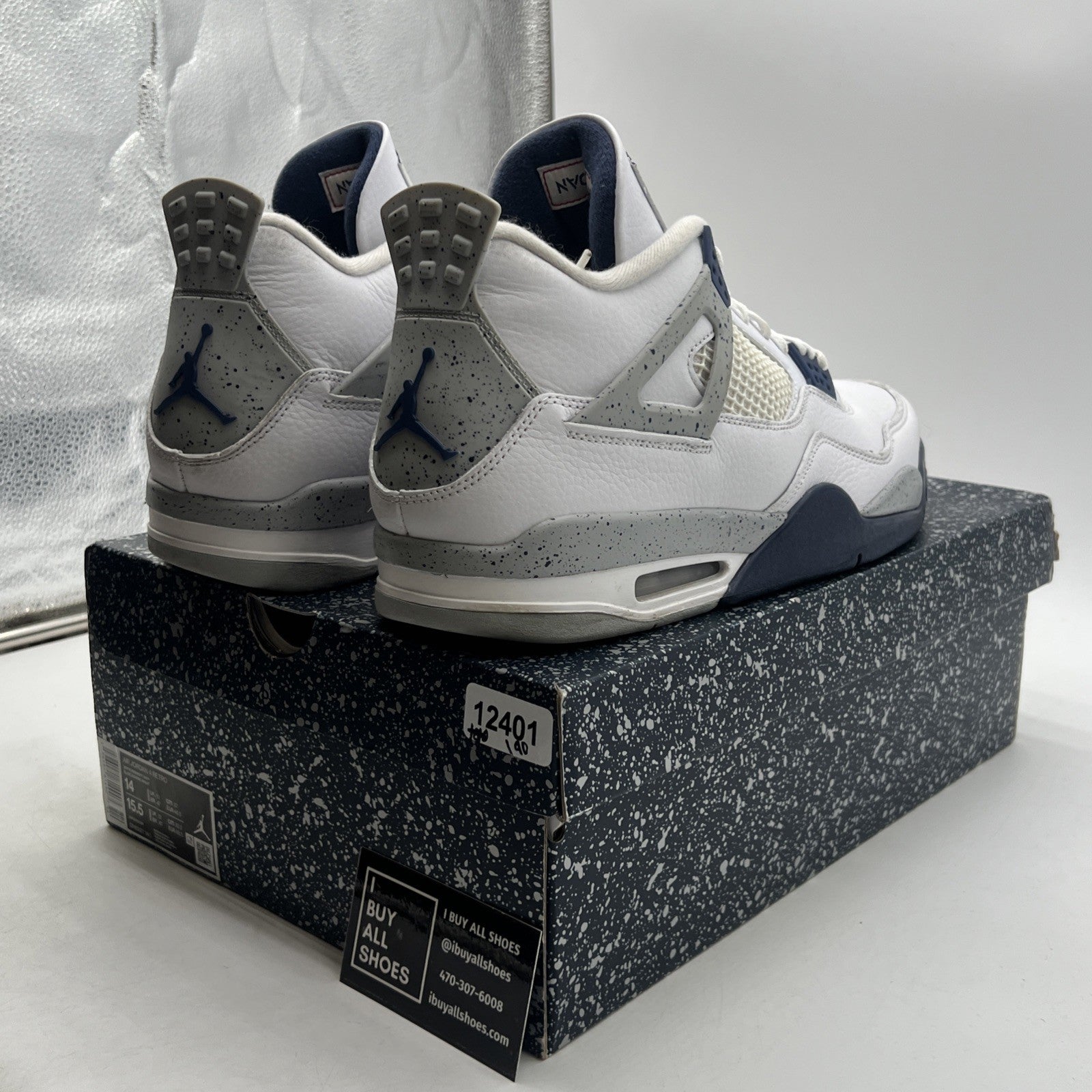 Size 14 - Air Jordan 4 Retro Mid Midnight Navy (DH6927-140)