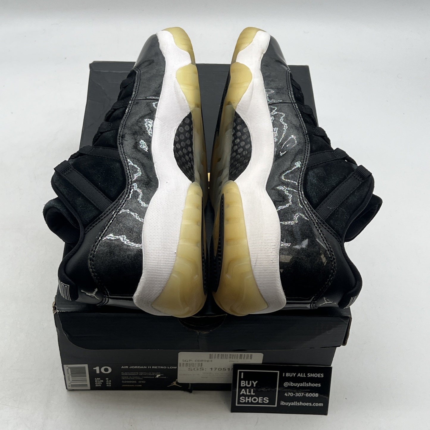 Size 10 - Air Jordan 11 Retro Low Barons (528895-010)