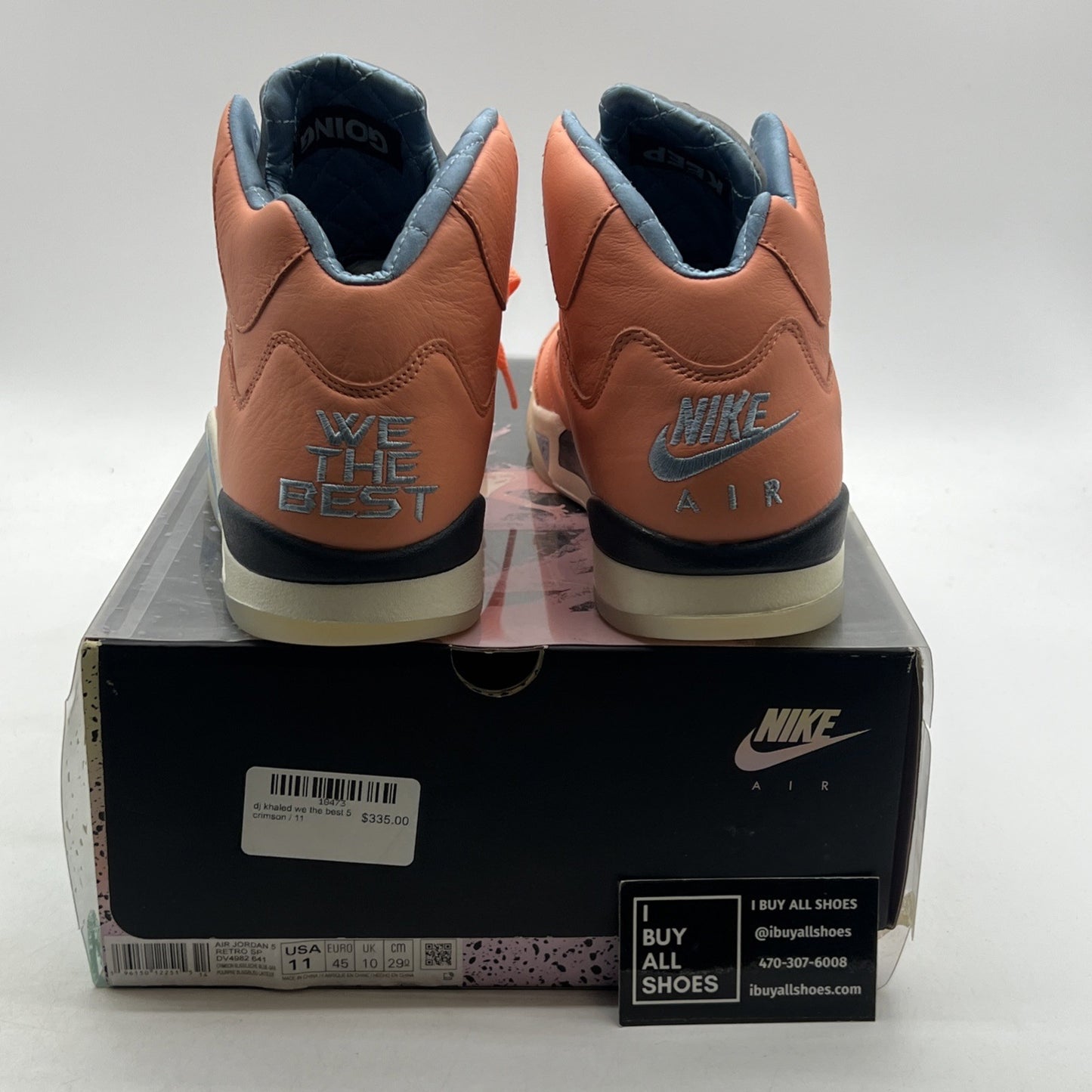 Size 11 - Jordan 5 Retro x DJ Khaled Mid We The Best - Crimson Bliss DV4982-641