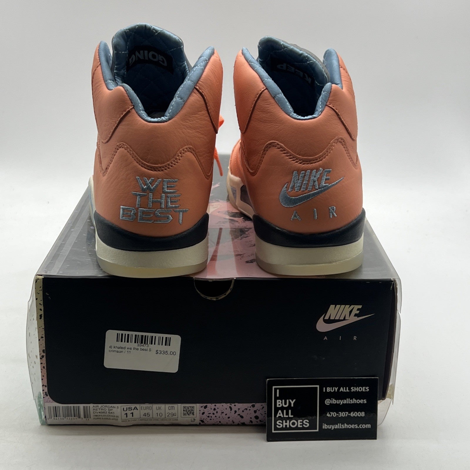 Size 11 - Jordan 5 Retro x DJ Khaled Mid We The Best - Crimson Bliss DV4982-641