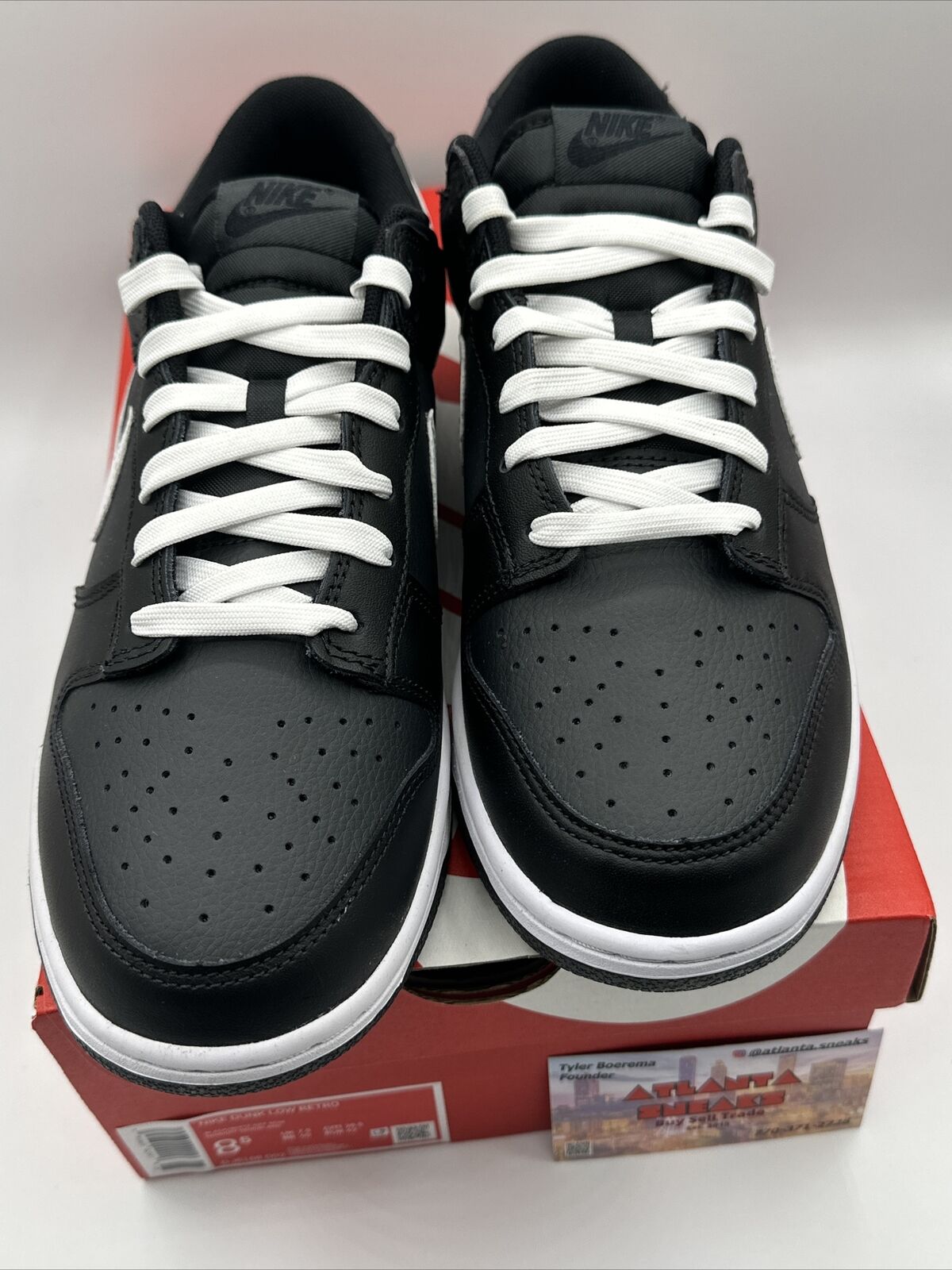 Size 8.5 - Nike Dunk Low Black Panda