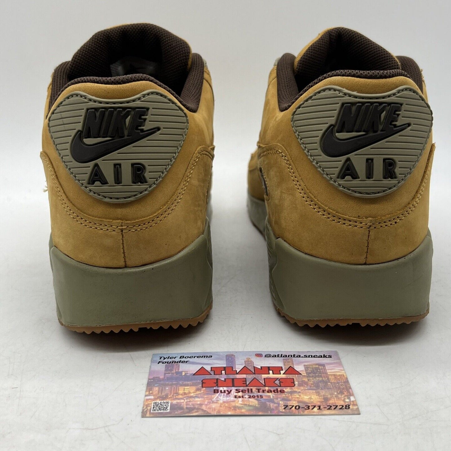 Size 11.5 - Nike Air Max '90 Winter Premium Brown Suede Green (683282-700)