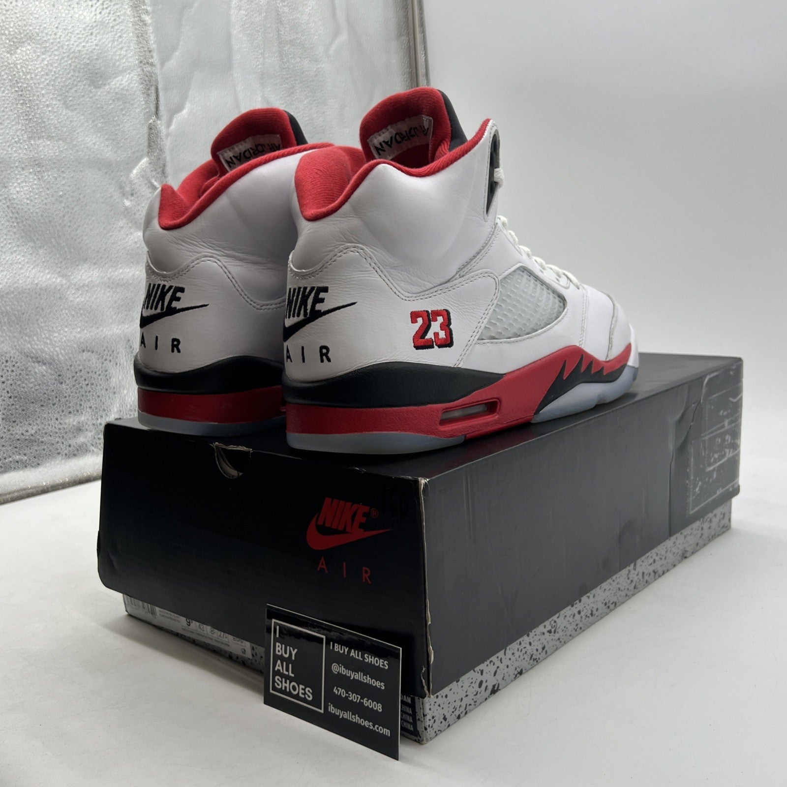 Size 9.5 - Air Jordan 5 Retro 2025 Fire Red (HQ7978-101)